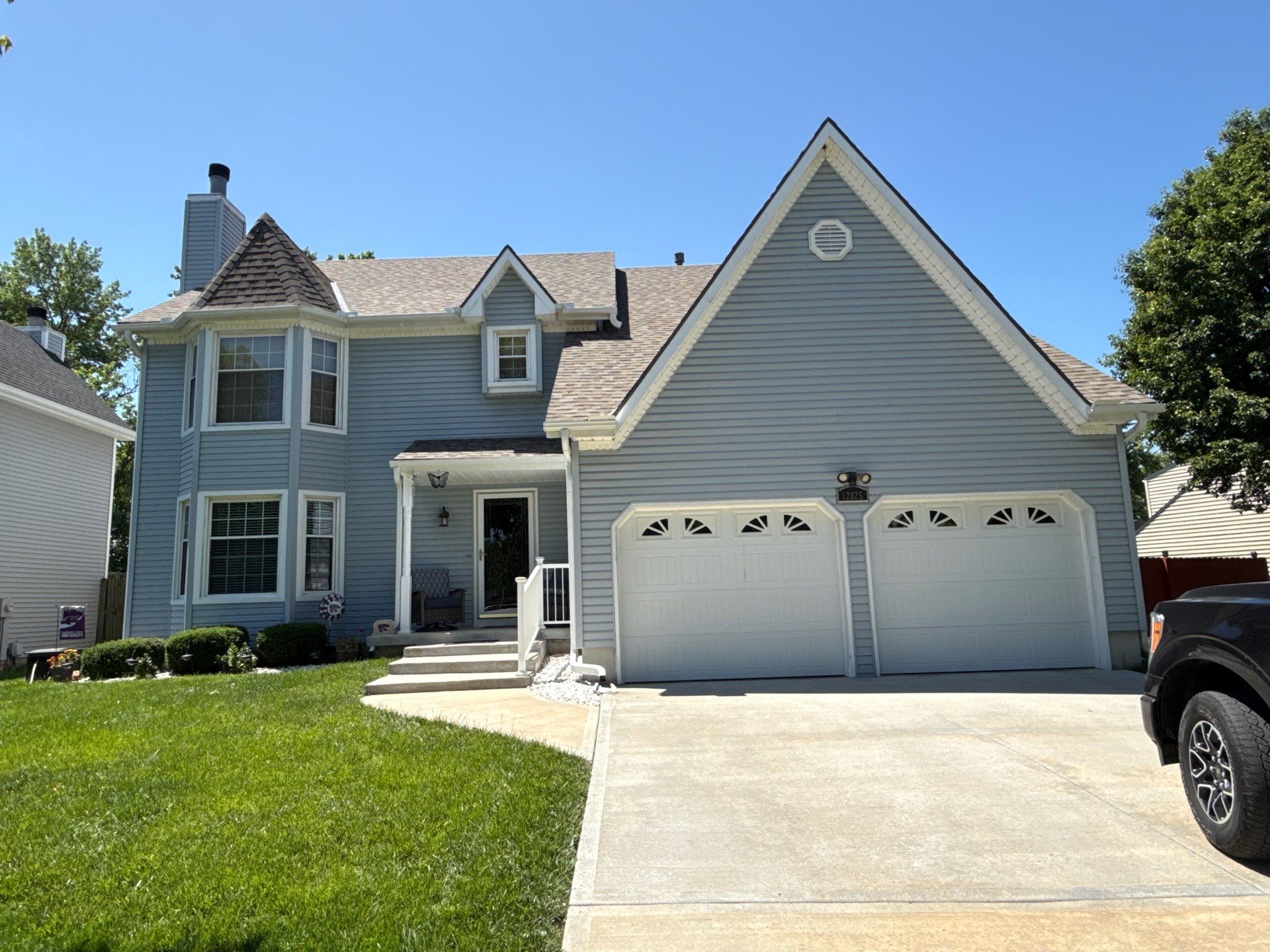 Vinyl Siding and Chimney Flashing Repair in Shawnee by Summit Roofing