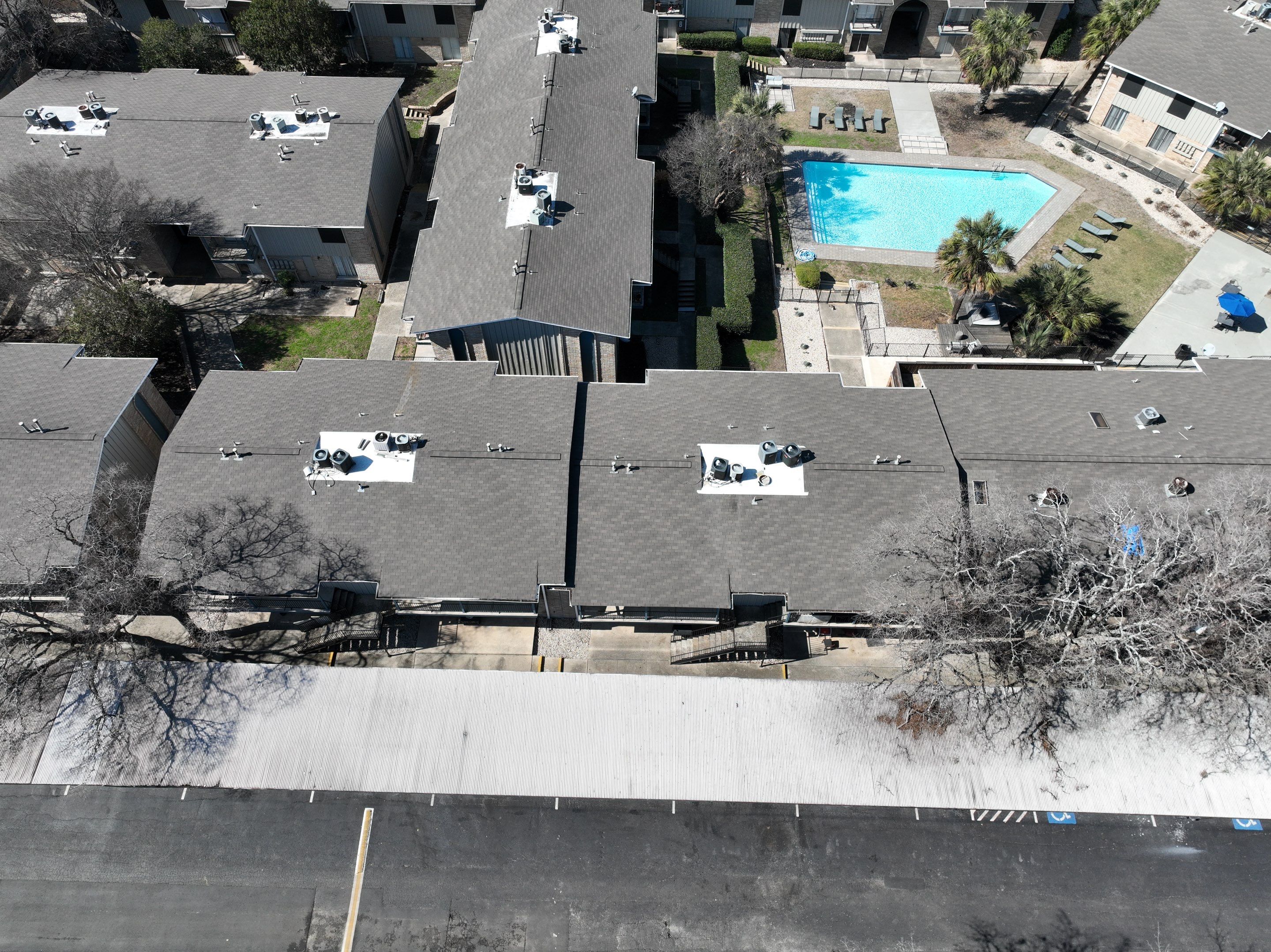 Commercial Roof Inspection using Drone Inspection by Premier Roofing and Contracting