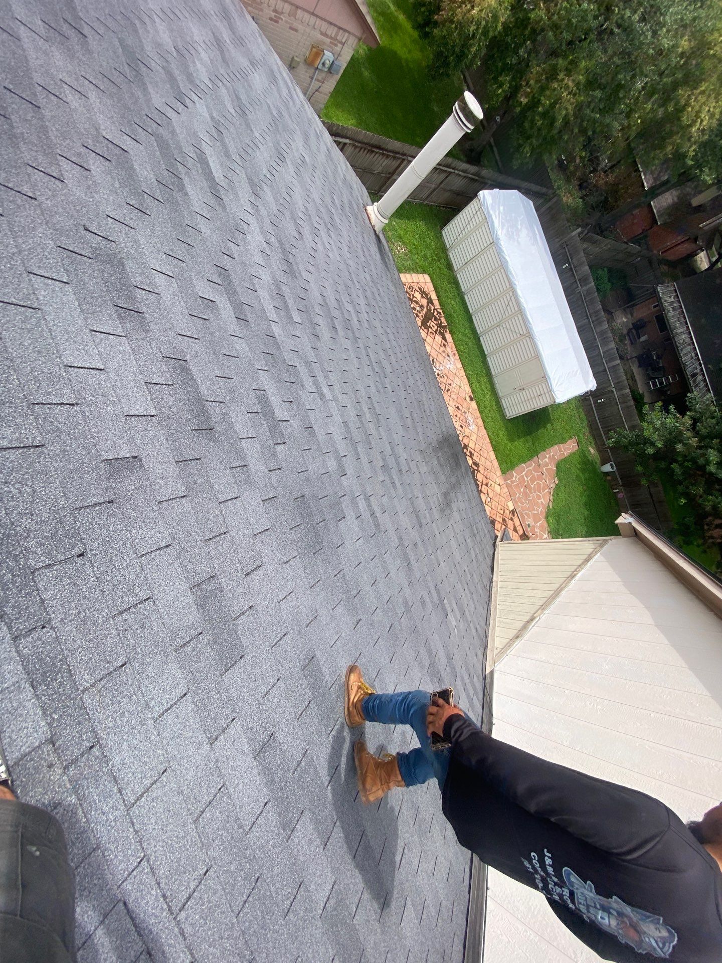 Hail Damage using Owen's Corning Duration (Lifetime) Shingles by Roof Repair Company