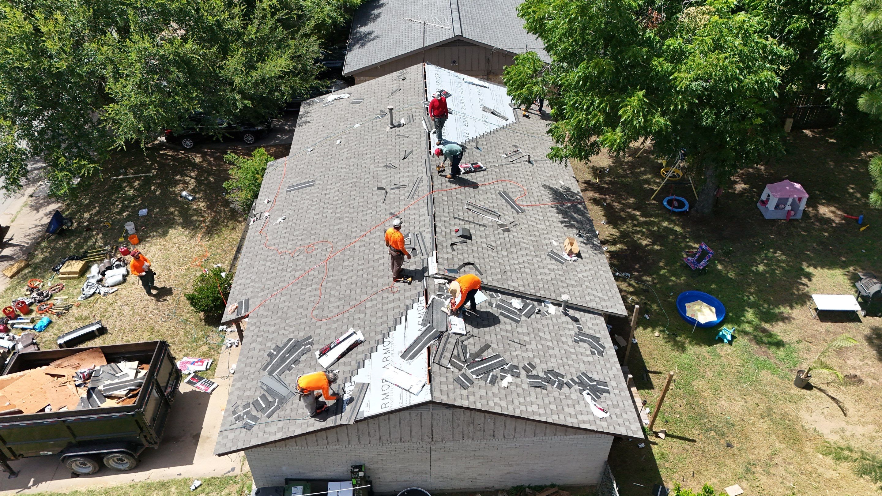 Asphalt Shingle Full Roof Replacement and Re-Decking in Arlington by Armor Roofing | Exteriors