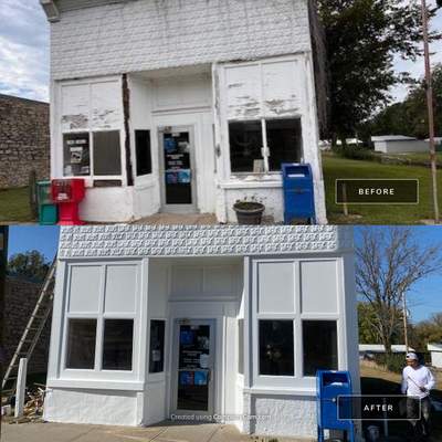 Historic Revival: Restoring a Downtown Post Office with Fresh Paint and Expert Wood Rot Repair