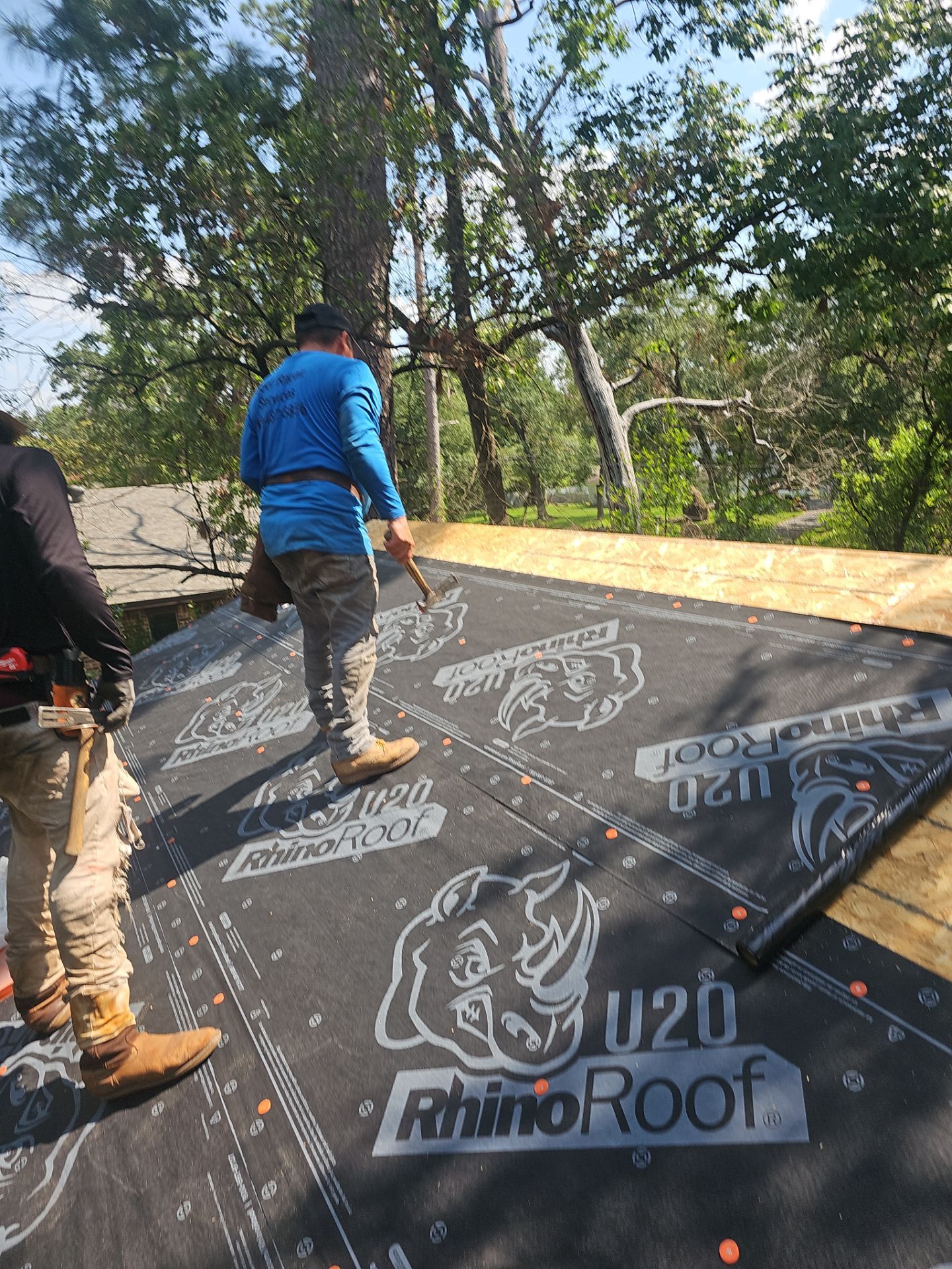 Residential Roofing Installation using Owen's Corning Duration (Lifetime) Shingles by Roof Repair Company