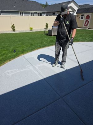 Patio Transformation using Battleship Hybrid