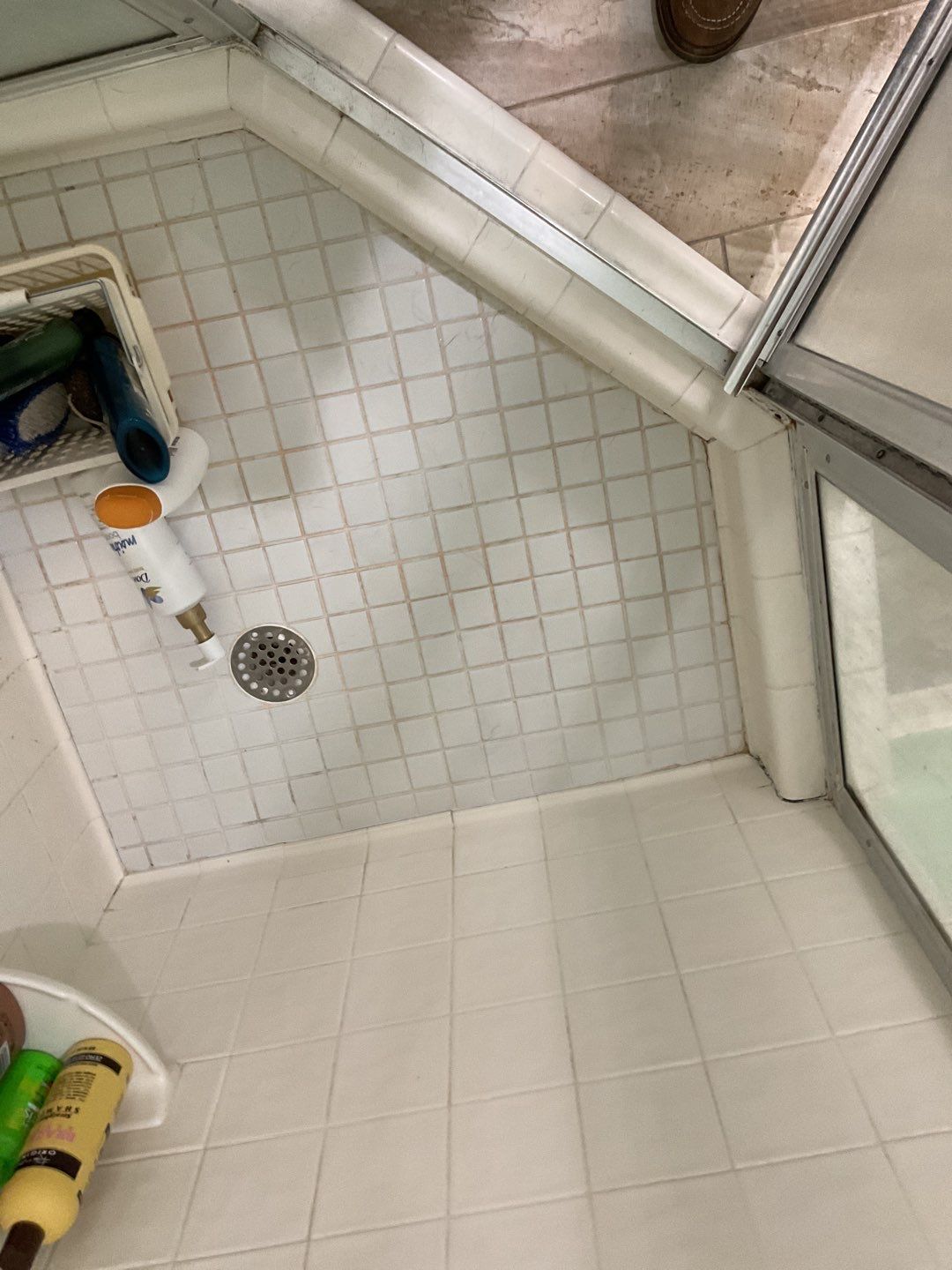Neo-angle shower by The Shower Company