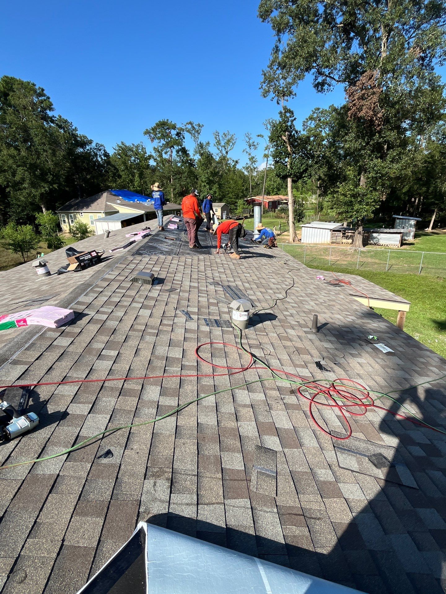 Residential Roofing Installation using Owen's Corning Duration (Lifetime) Shingles by Roof Repair Company