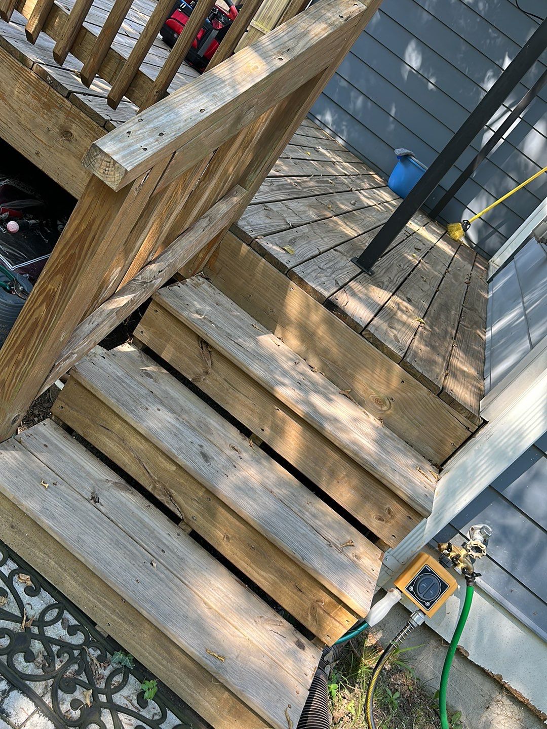 Weathered Deck using Wood Sealant by DuraSeal