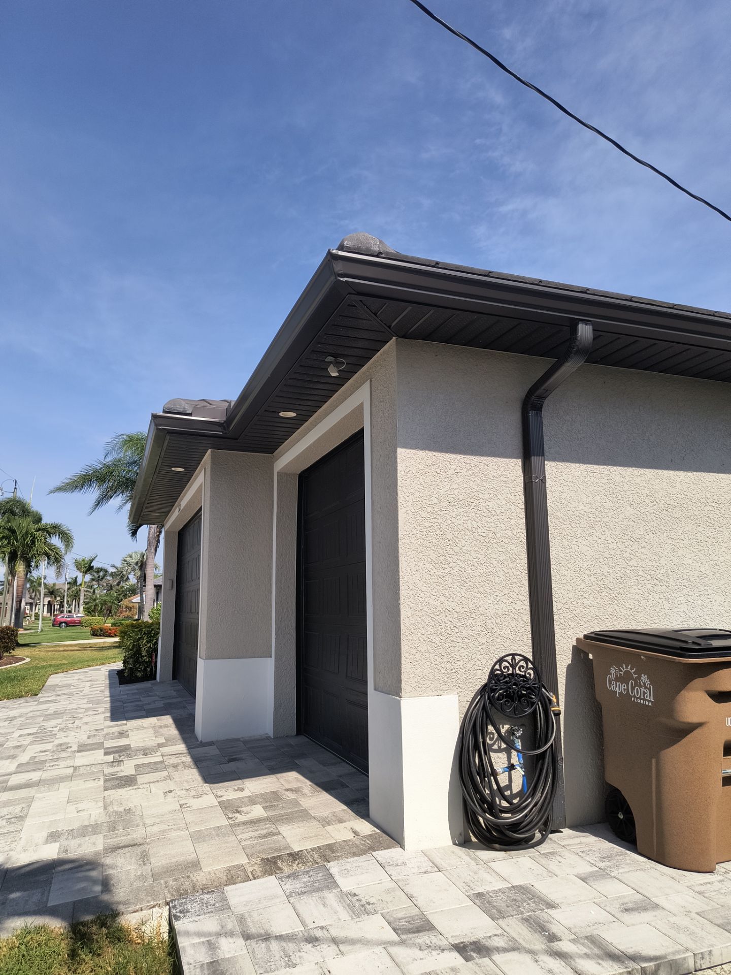 Musket Brown 6-inch Gutters in Cape Coral FL by Gutter Professors