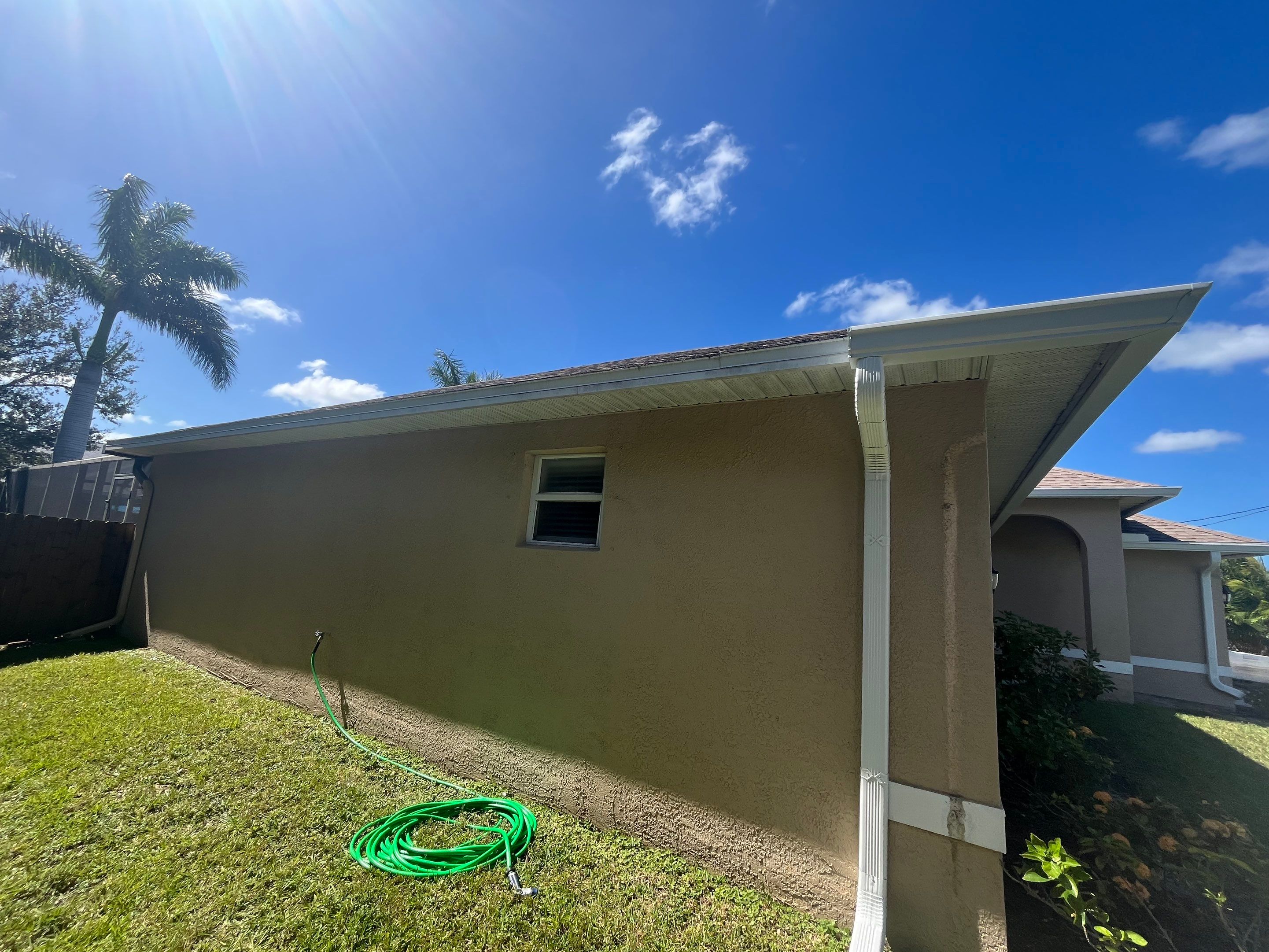 Downspout Extensions for Cape Coral Homes  by Gutter Professors