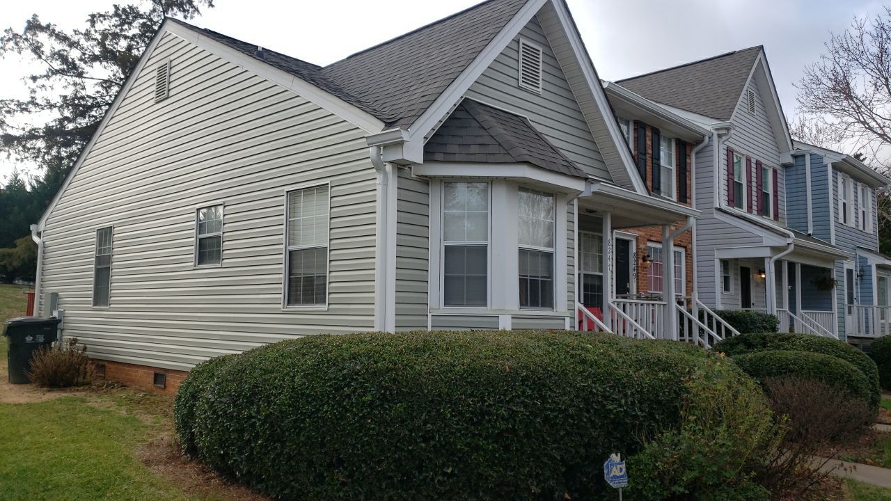 Gutter Cleaning using water by Power Wash Masters LLC