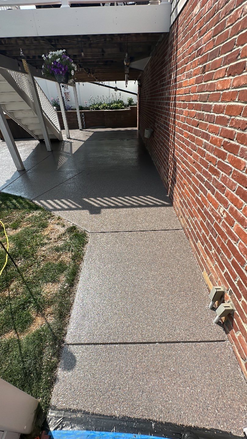 Large Patio Project in Imperial by Floors in a Day, Inc