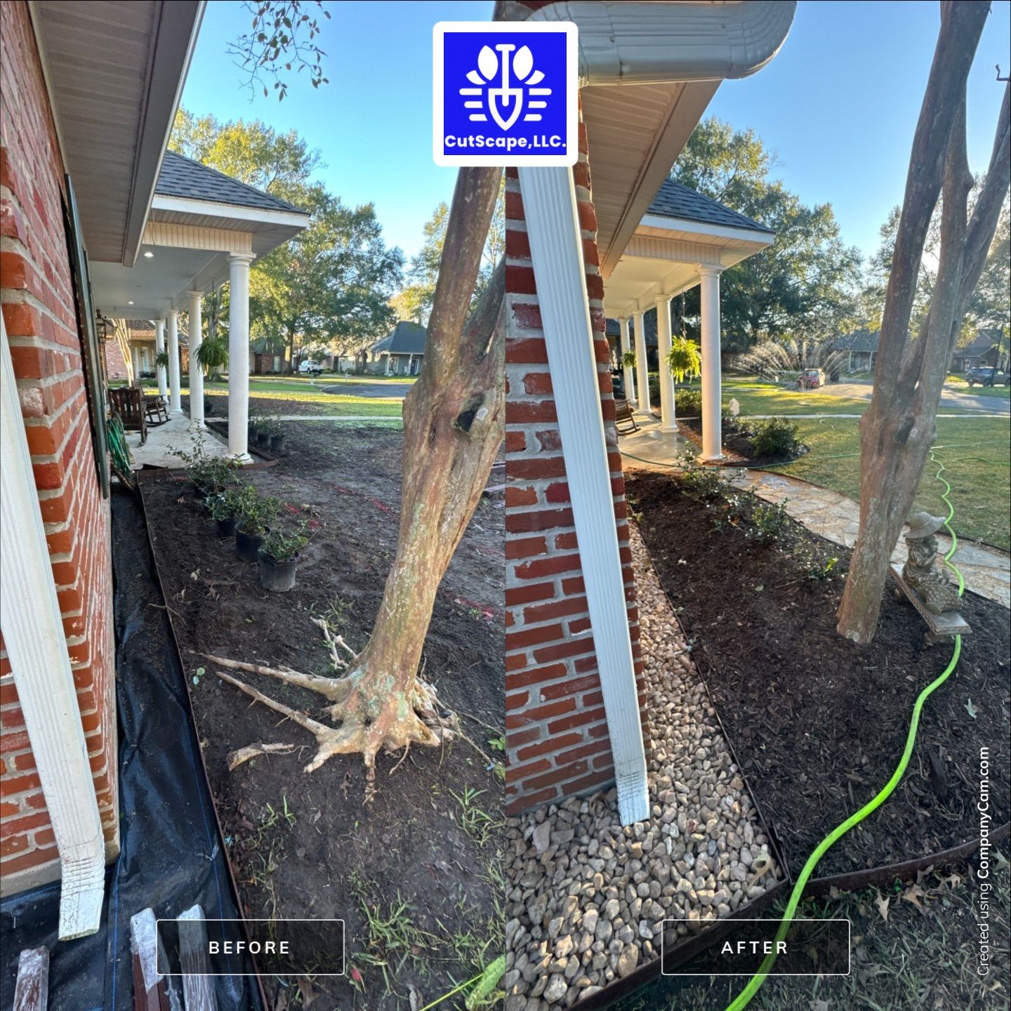 LANDSCAPE SERVICES: -Design -Demo -Install & SOD INSTALL by CutScape, LLC.