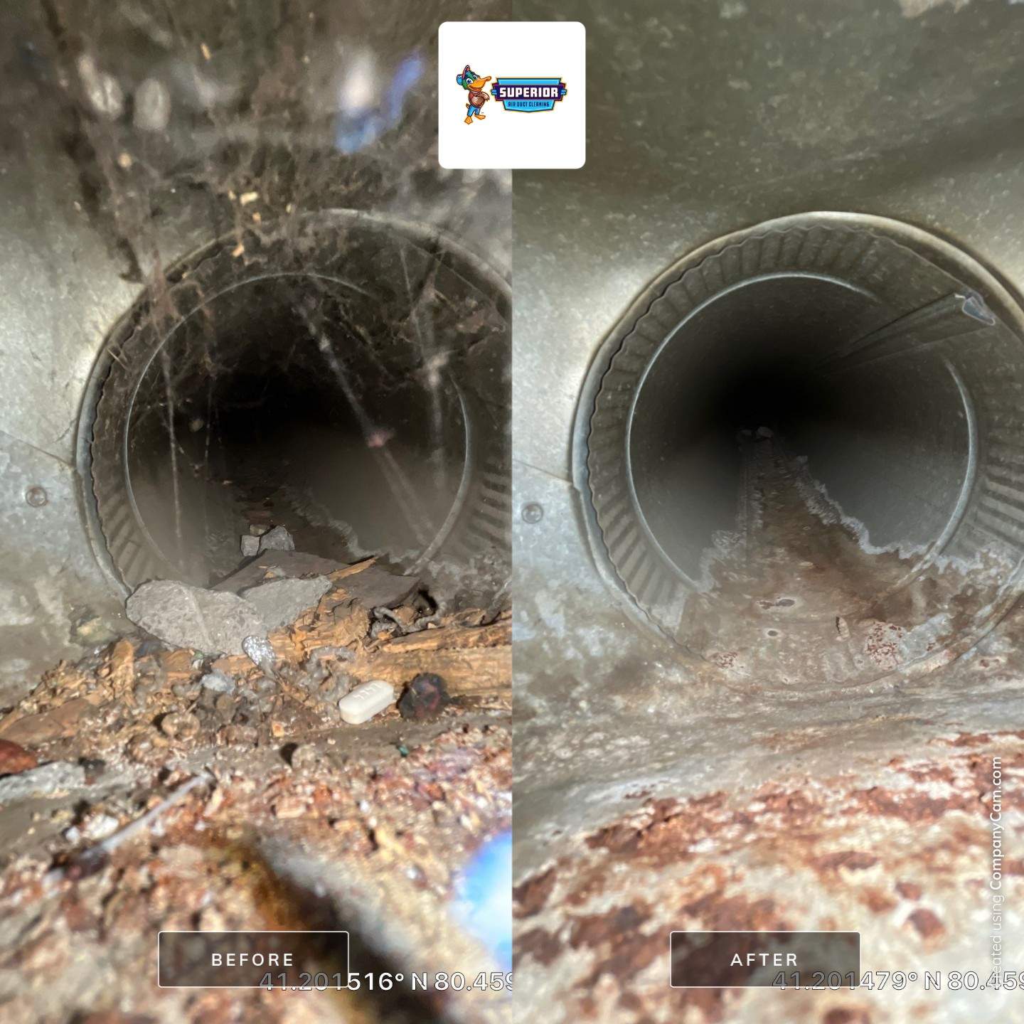 Air Duct Cleaning With a Vacuum Truck in Hermitage, PA by Superior Air Duct Cleaning