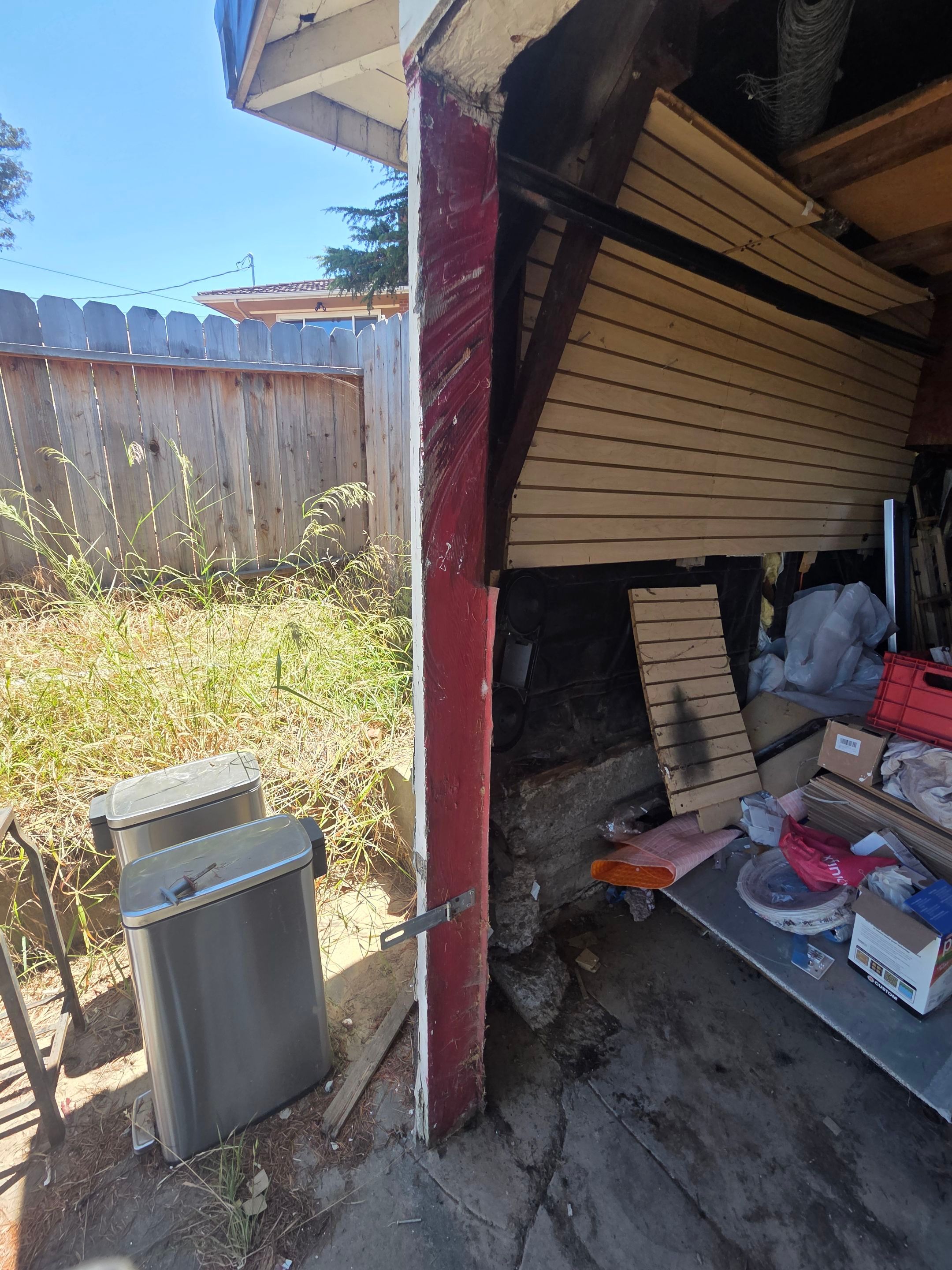 Detached Garage Complete Panel Replacement and Structural Header Repair in Hayward CA by Valiant Garage Door