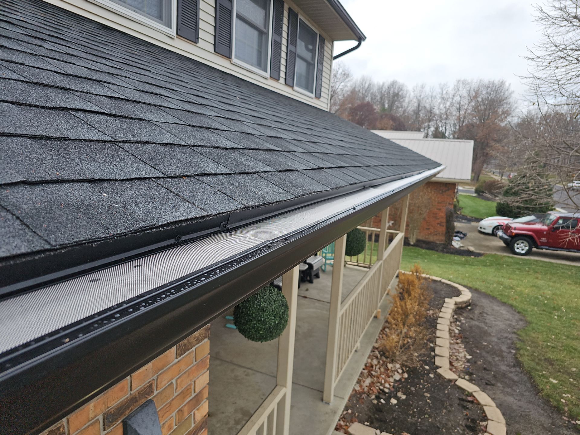 Residential Roofing Installation using GAF Timberline HDZ Charcoal by Nitro Roofing and Construction
