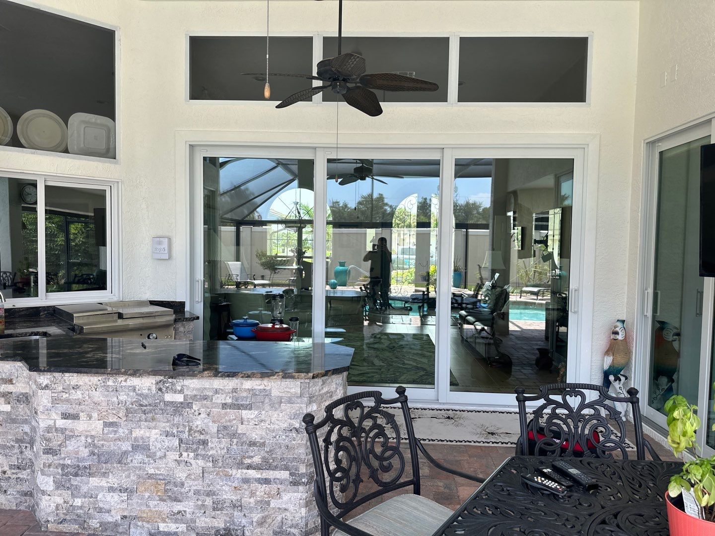 Window Installation using PGT Aluminum for the doors and PGT Vinyl for the Windows  by Windows For Life 