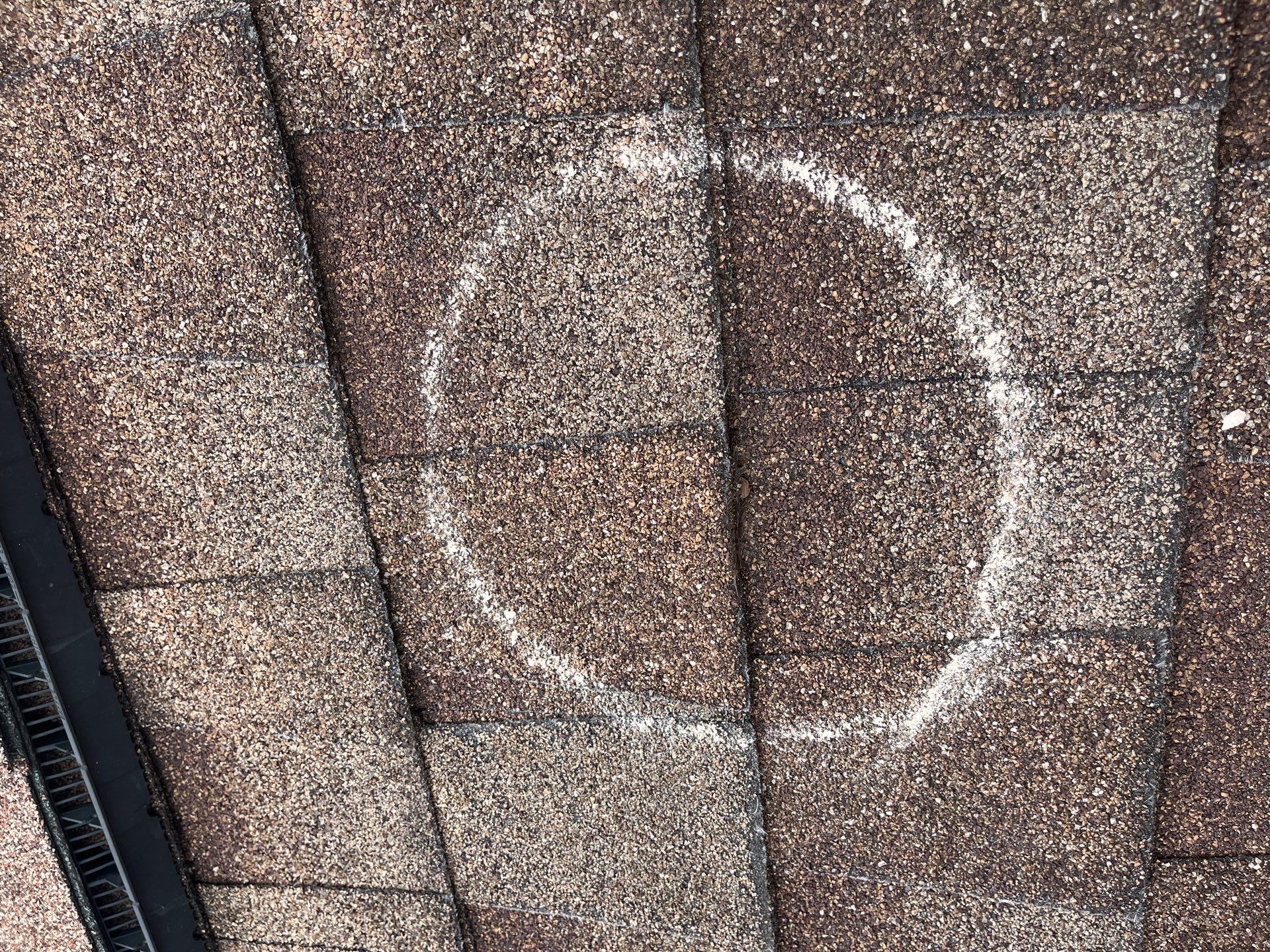 Hail Damage using Owen's Corning Duration (Lifetime) Shingles by Roof Repair Company