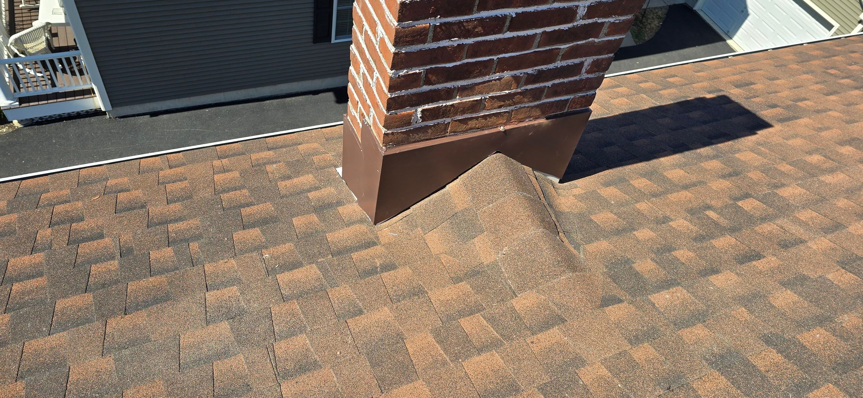 owens corning roof in stall in Beacon NY by roberts roofing