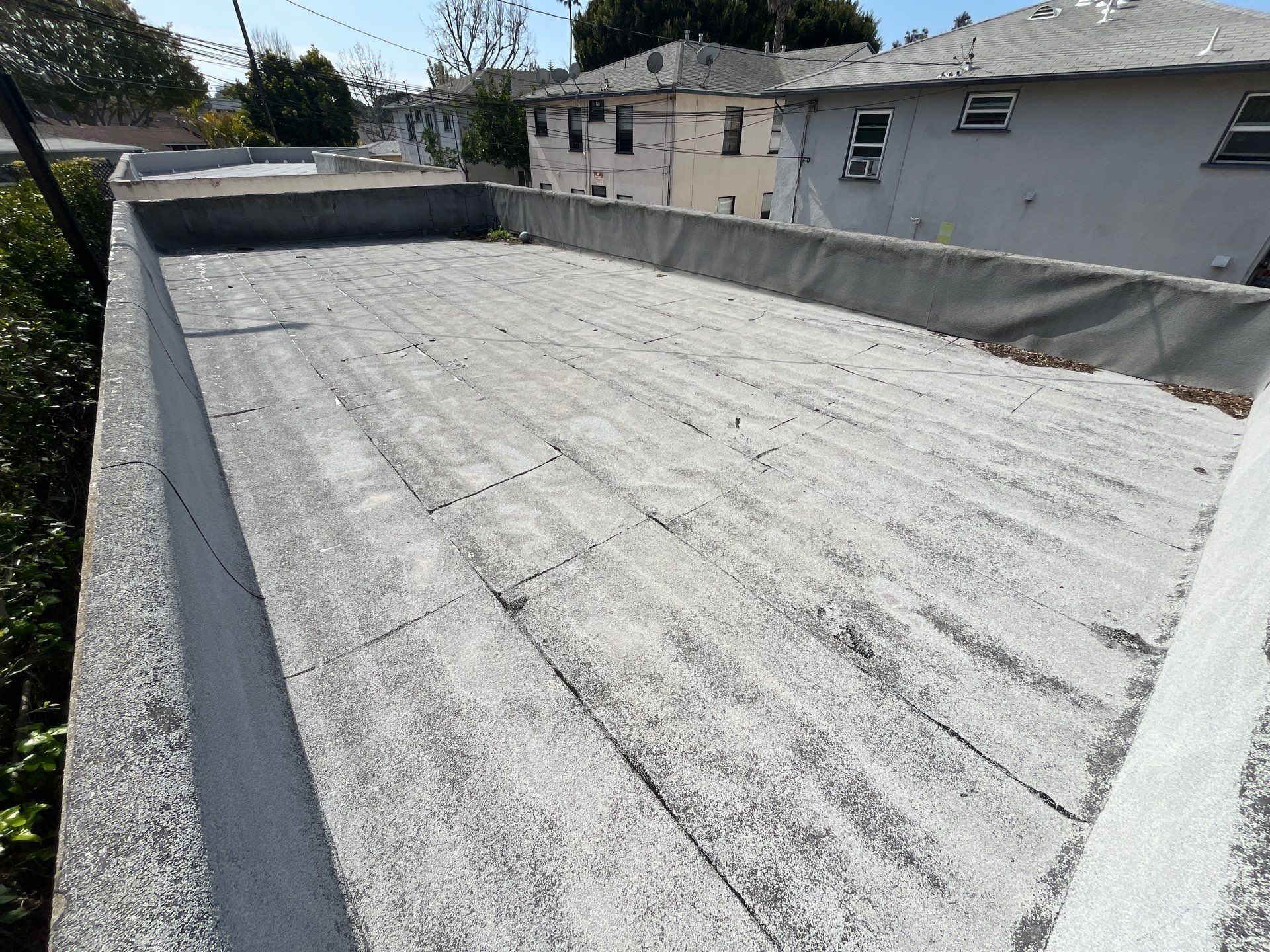 Commercial Silicone Roof System using American Standard Coatings Silicone-S by Hull Brothers Roofing