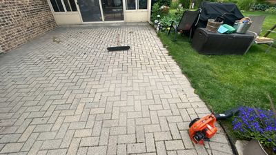Brick paver repair, clean and seal