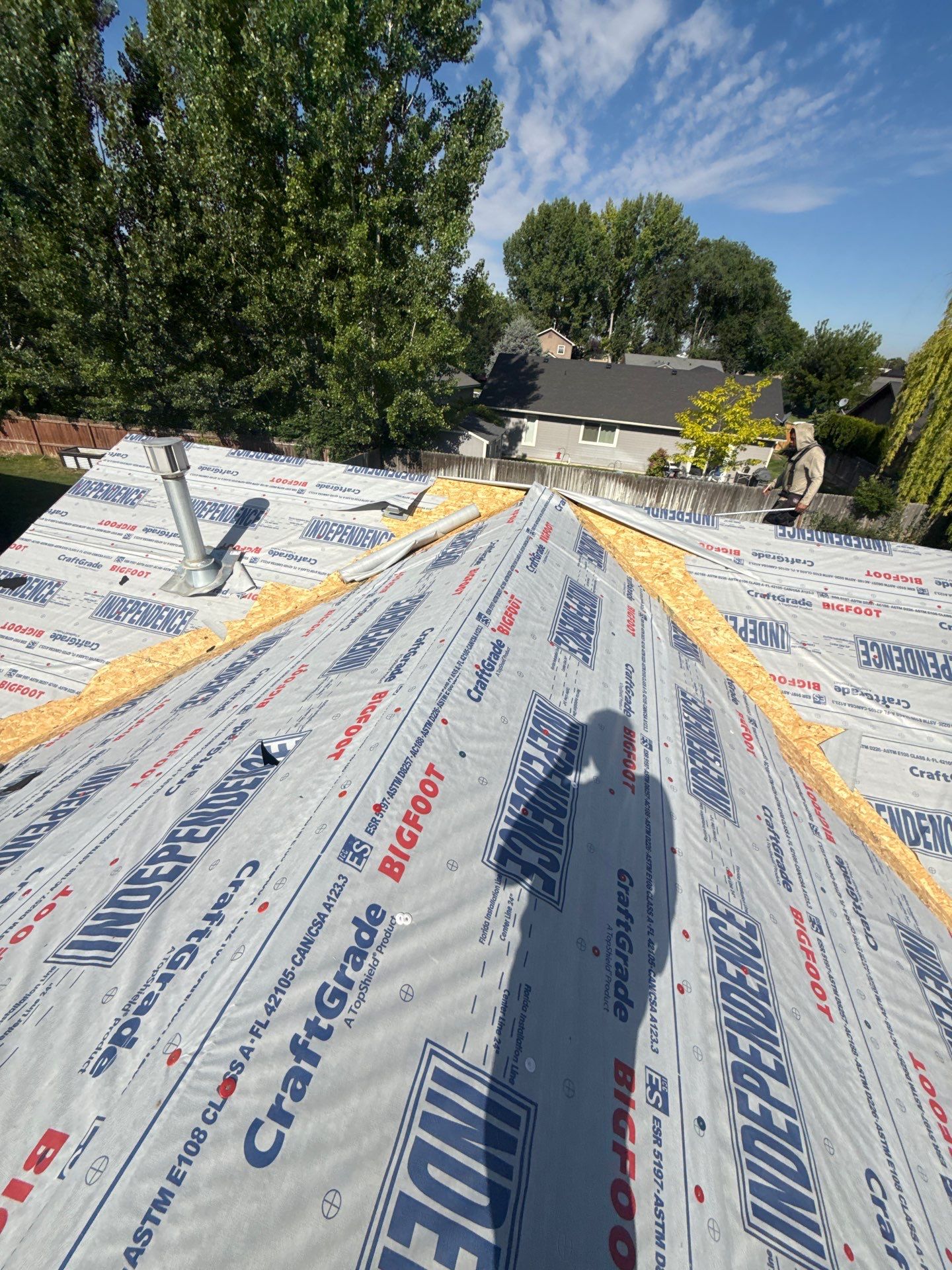 Full Residential Roof Replacement in Kuna Featuring Architectural Shingles by Olive Roofing