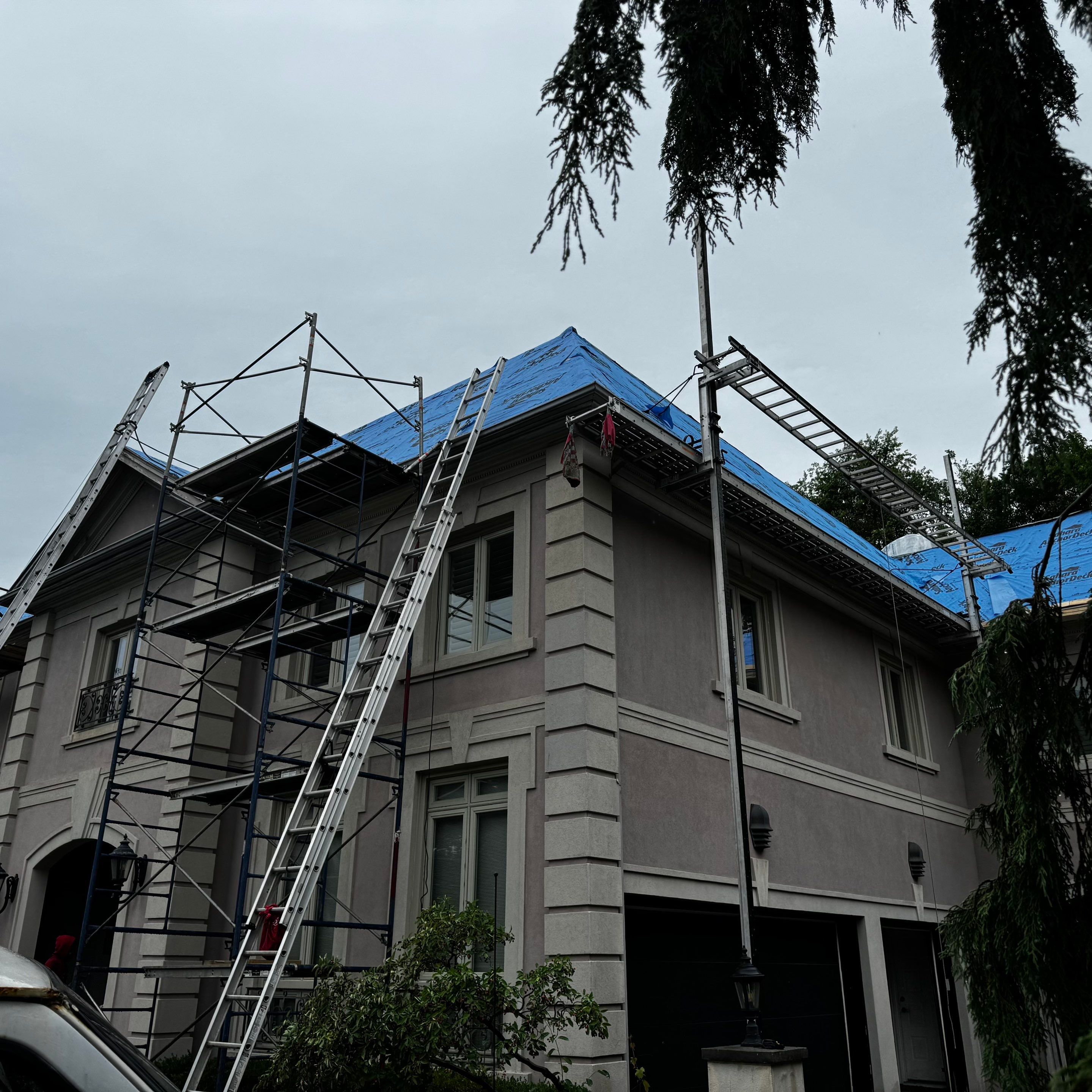 Residential Roofing Installation using Vicwest True Natuer. Metal Shingle by Jay Carter Roofing & Sheet Metal