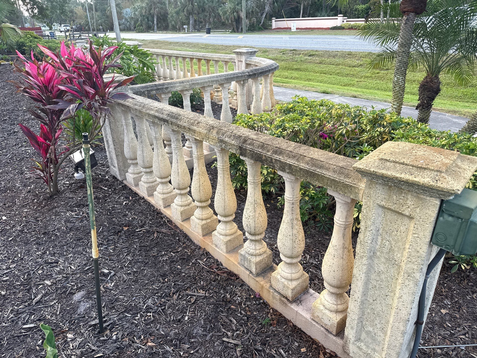 Decorative Wall & Entrance Sign Cleaning | Timberly Community | Parrish, FL by Sunshine AquaWash