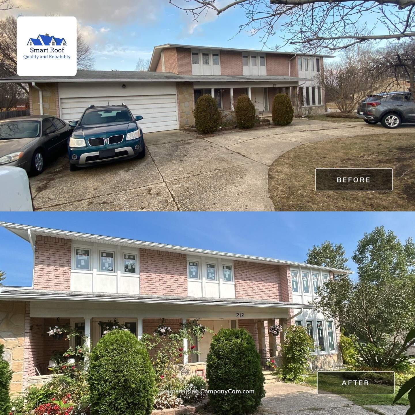 Window Installation using Andersen windows 100-Series (FIBREX material) by Smart Roof