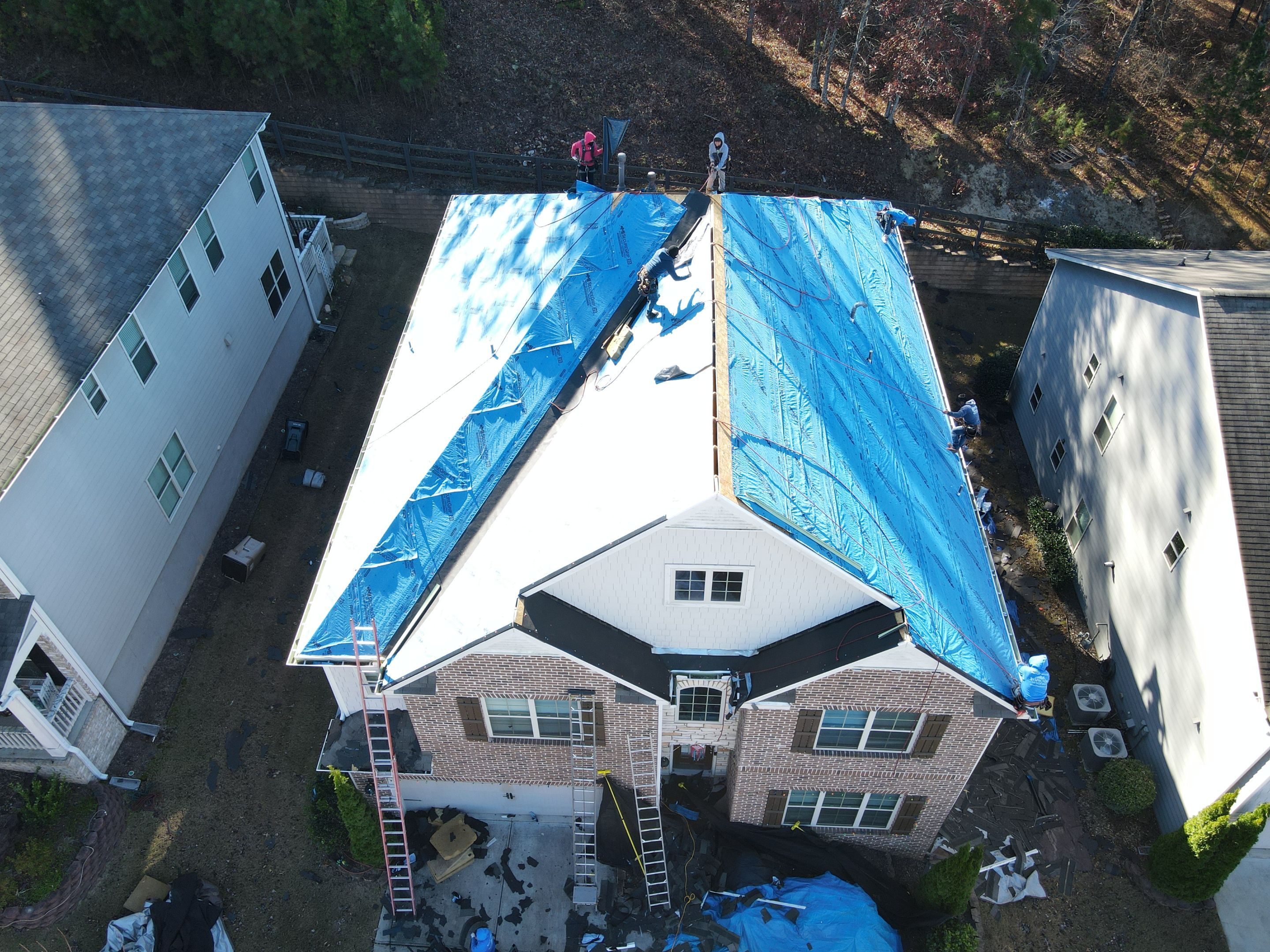 Residential Roofing Installation using Owens Corning by Inspector Roofing and Restoration