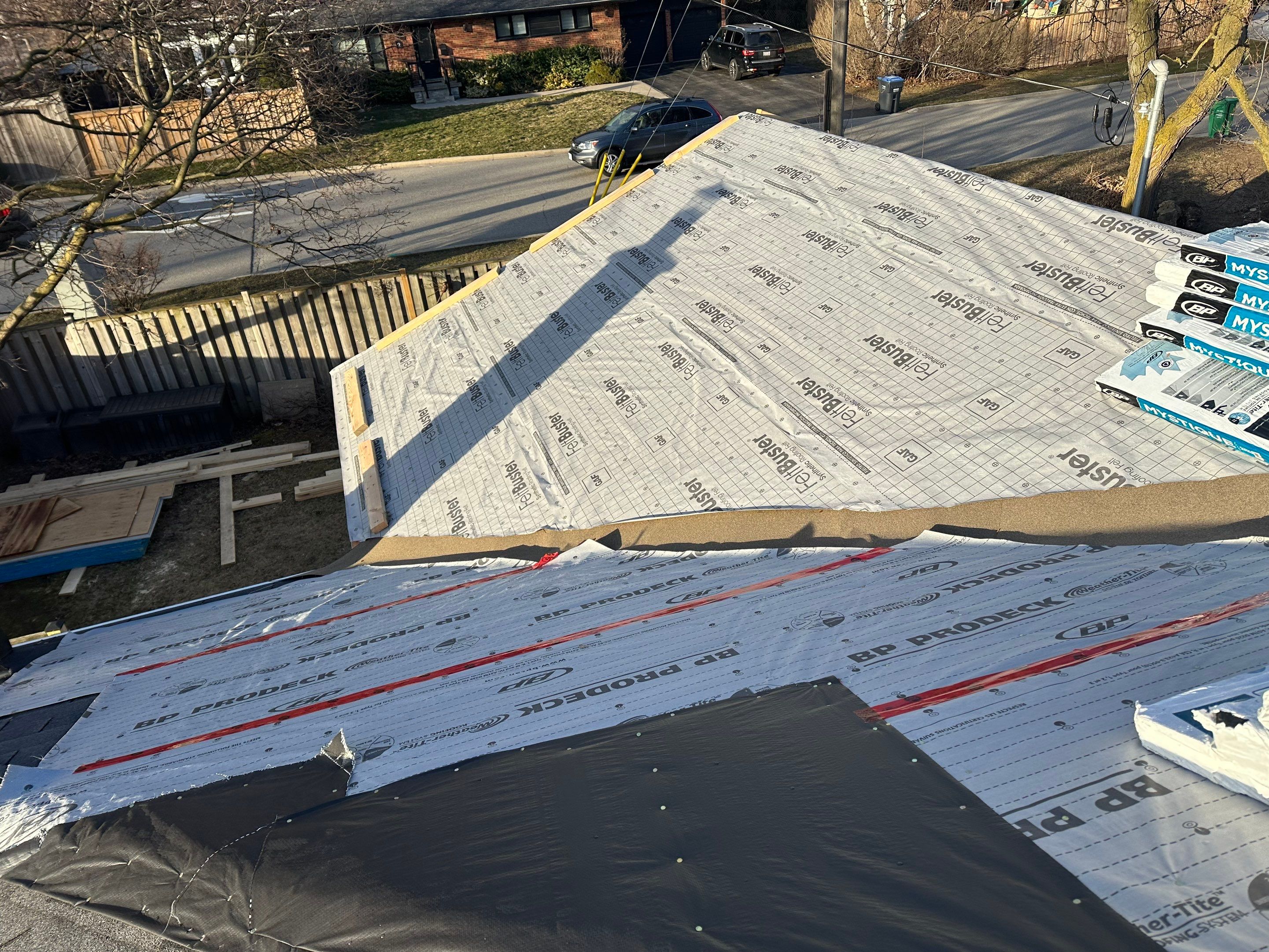 Project in Mississauga by The Roofing Crew