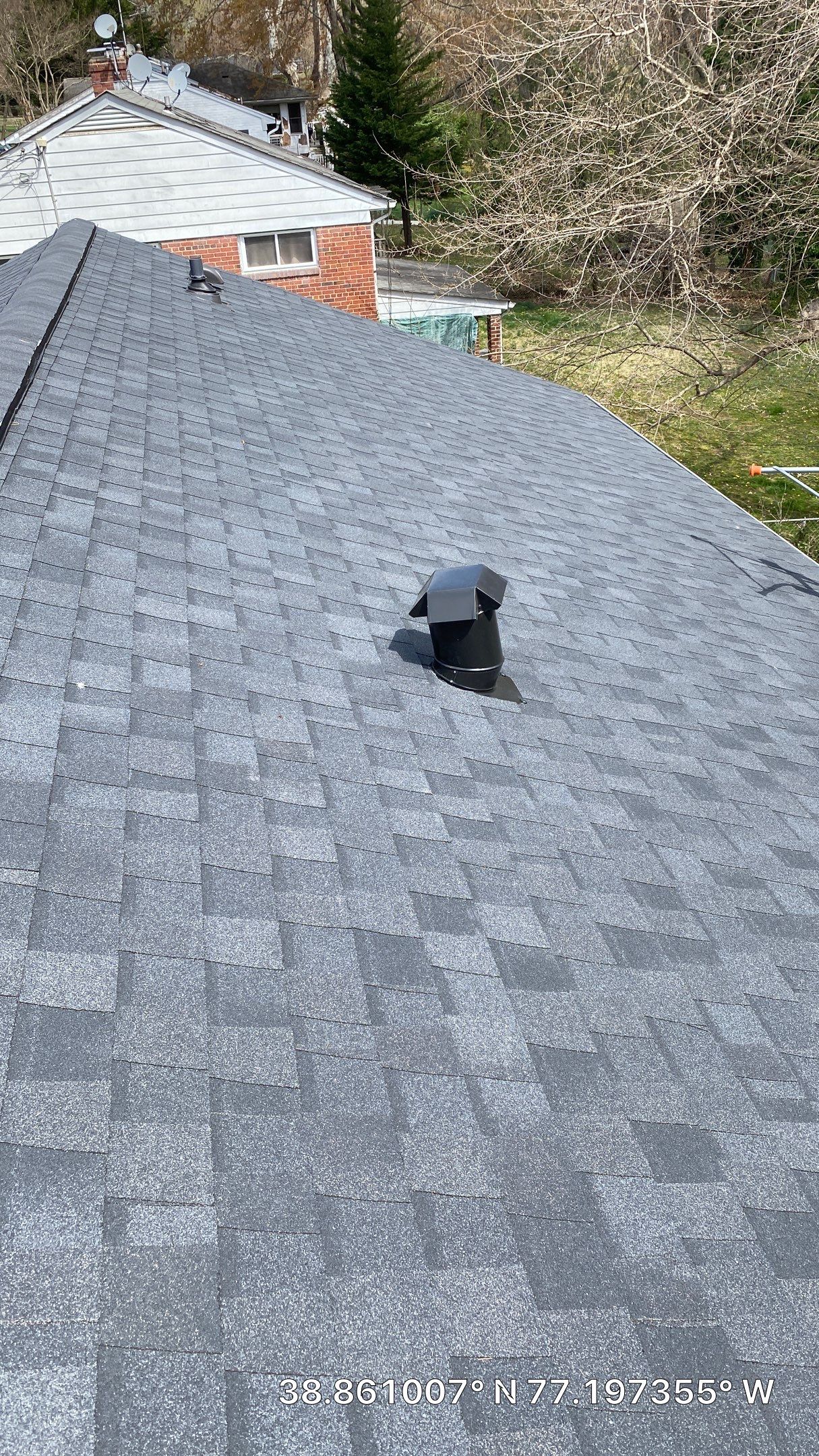 Falls Church - Certainteed Landmark Charcoal Black Roof Project by RM Banning, Inc.