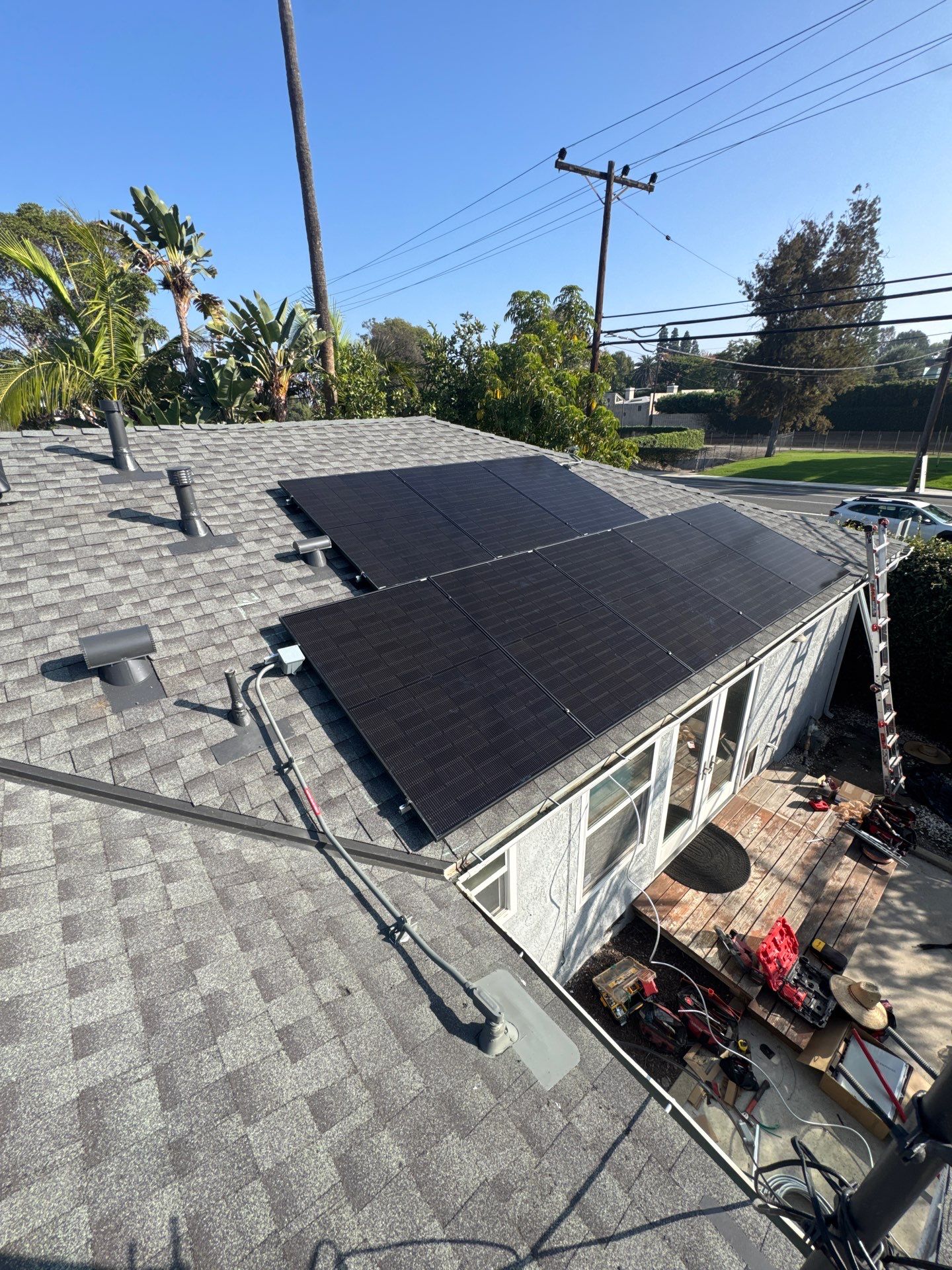 Residential Solar Installation with CertainTeed Panels in Long Beach by AWS Solar