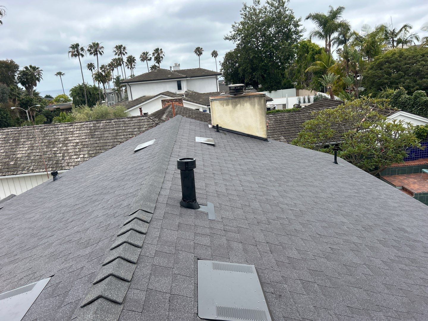 Complete Architectural Shingle Roof Replacement in San Clemente by Reliable Roofing San Diego Inc.