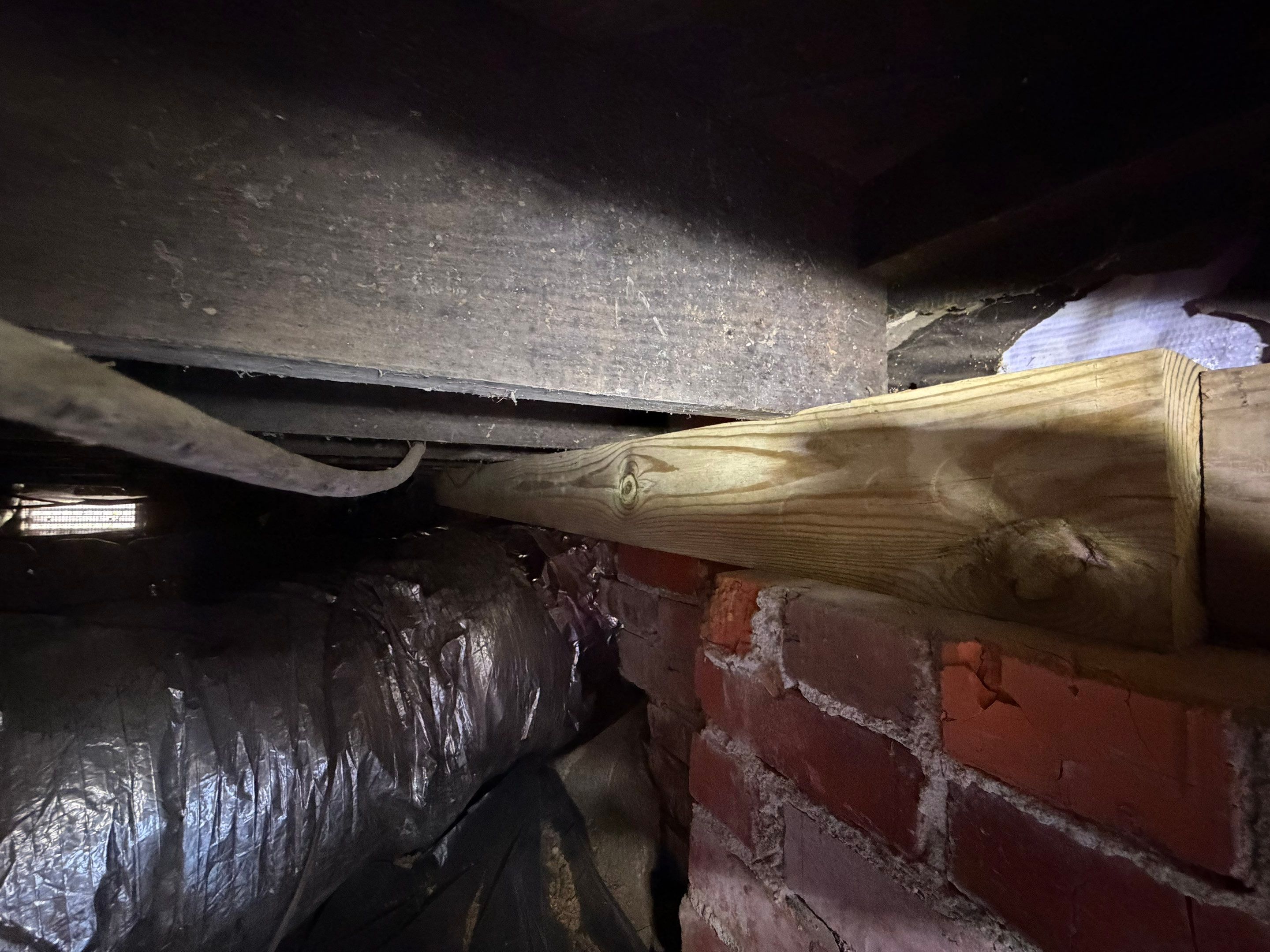 Project in Portsmouth by Patriot Crawl Space Repairs