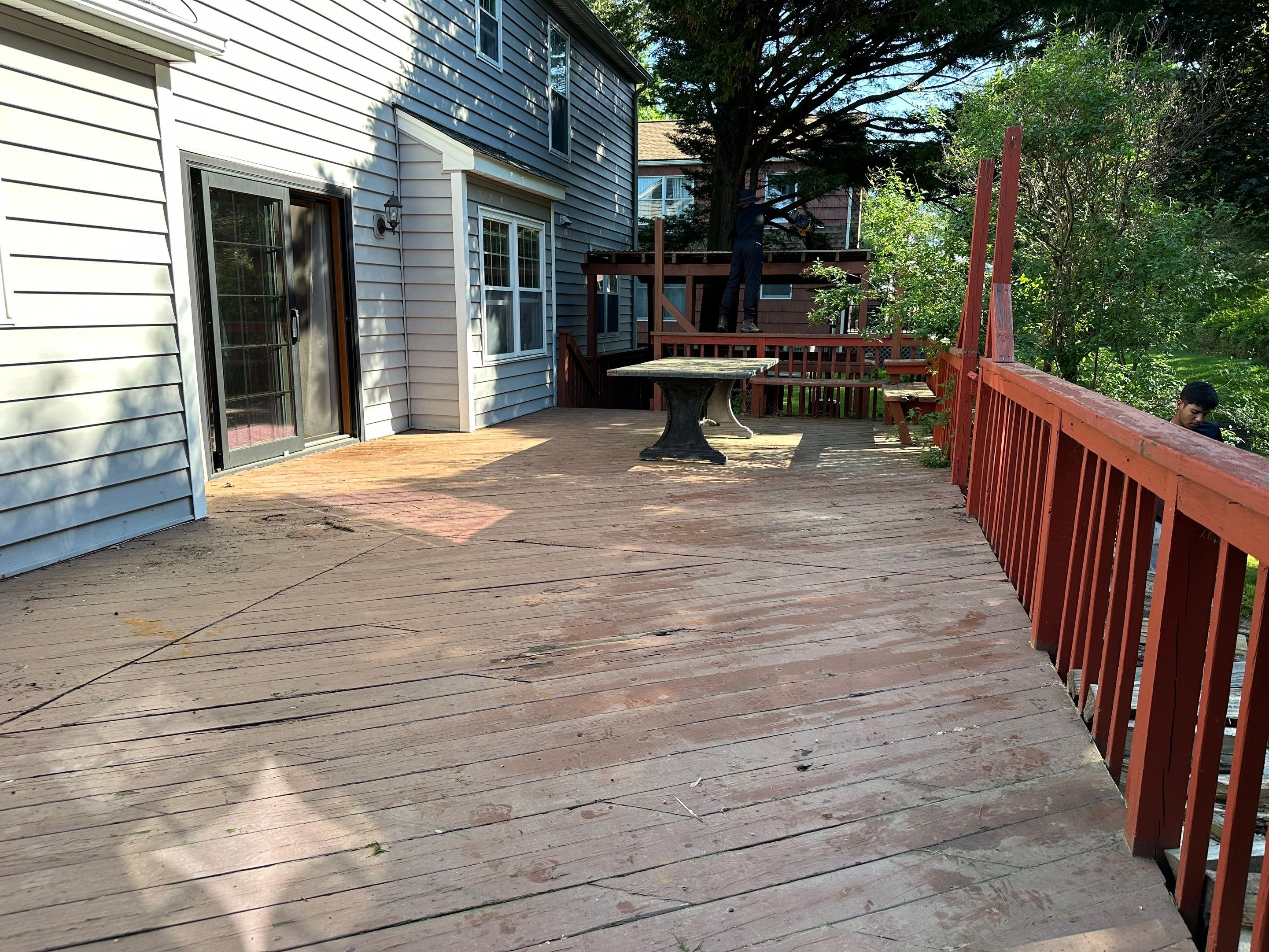 Deck resurface in Flemington by deck guardian