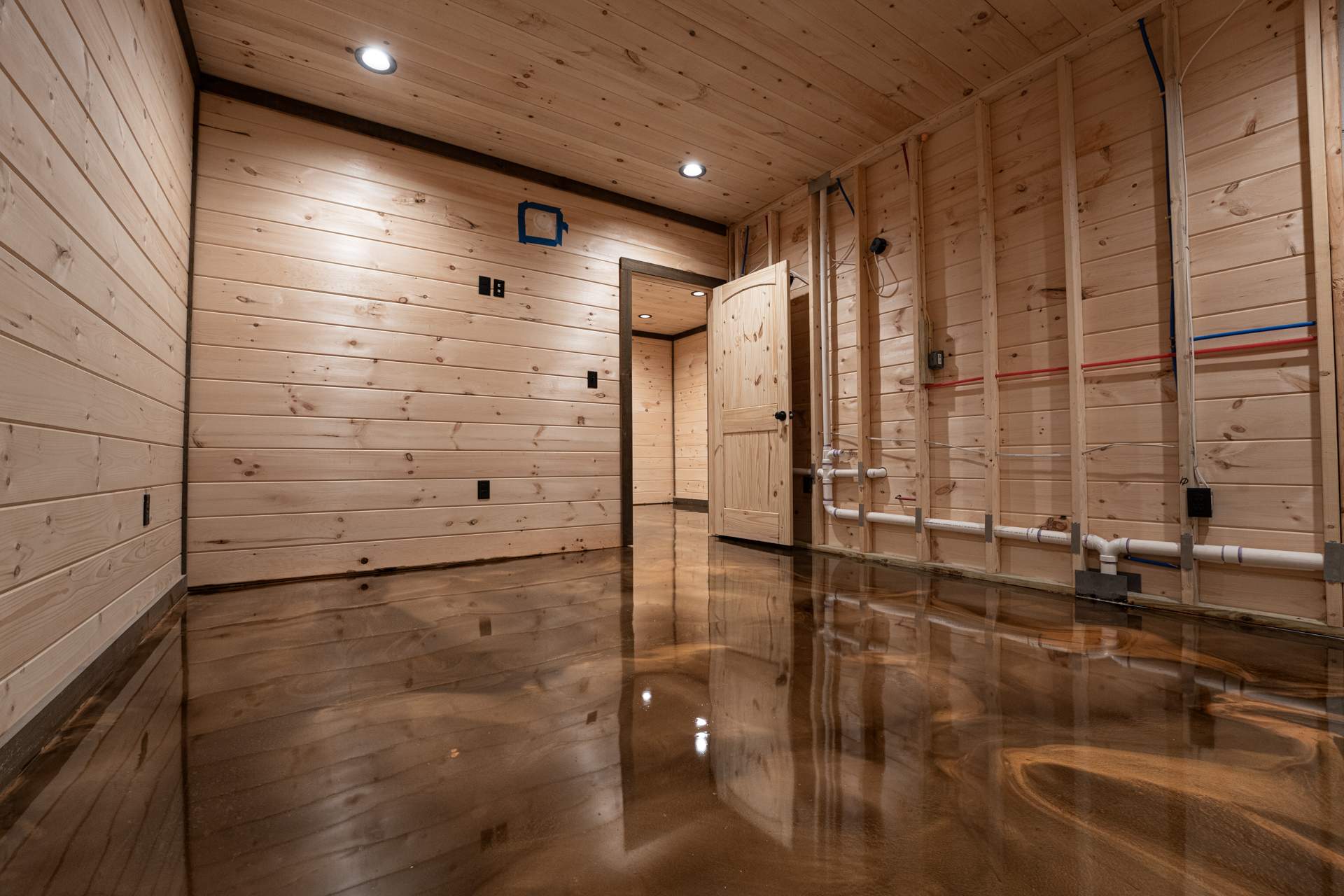 Stunning Metallic Epoxy Basement Installation in Morganton, GA by Elite Floor Solutions