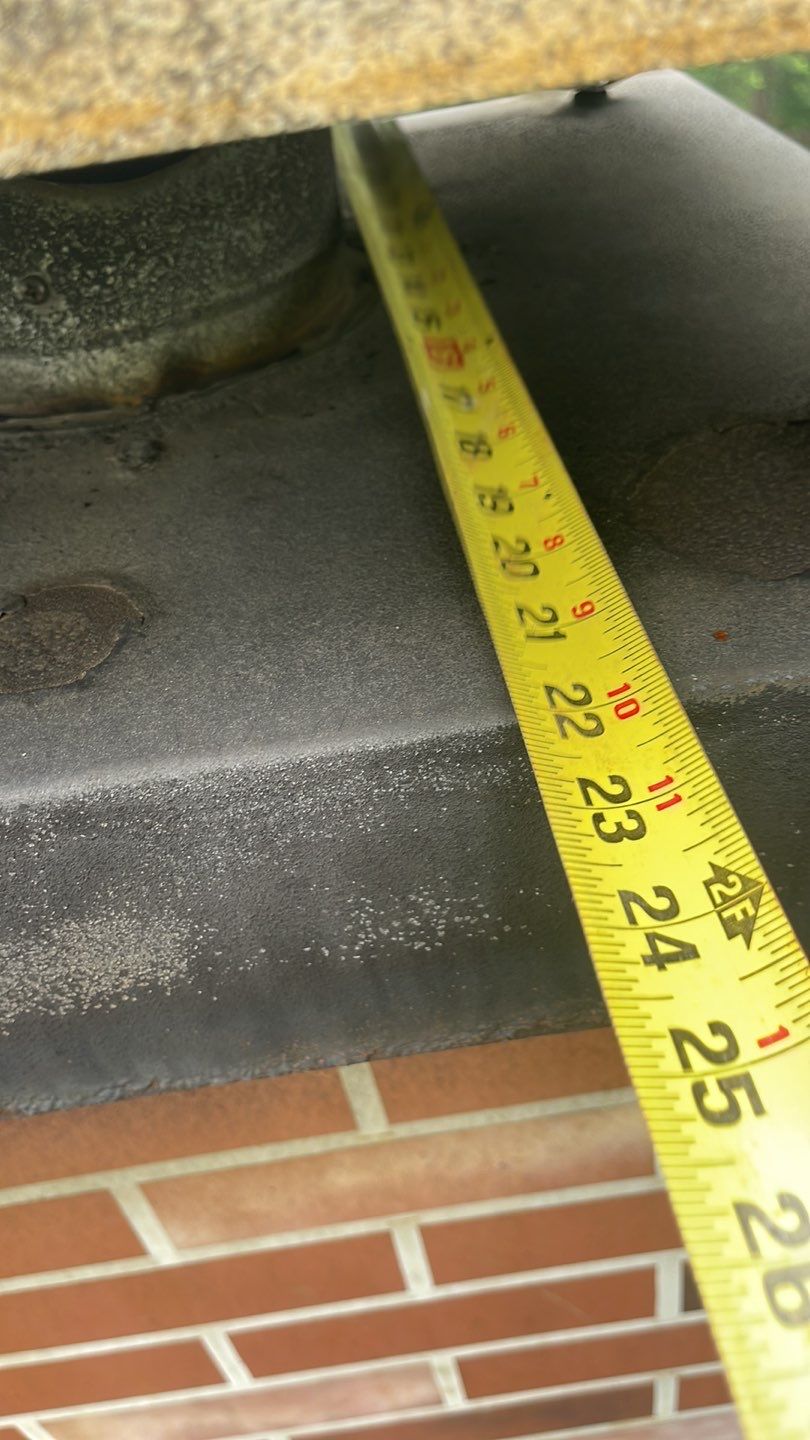 Gutter Cleaning Chimney top repair by A Plus Exterior