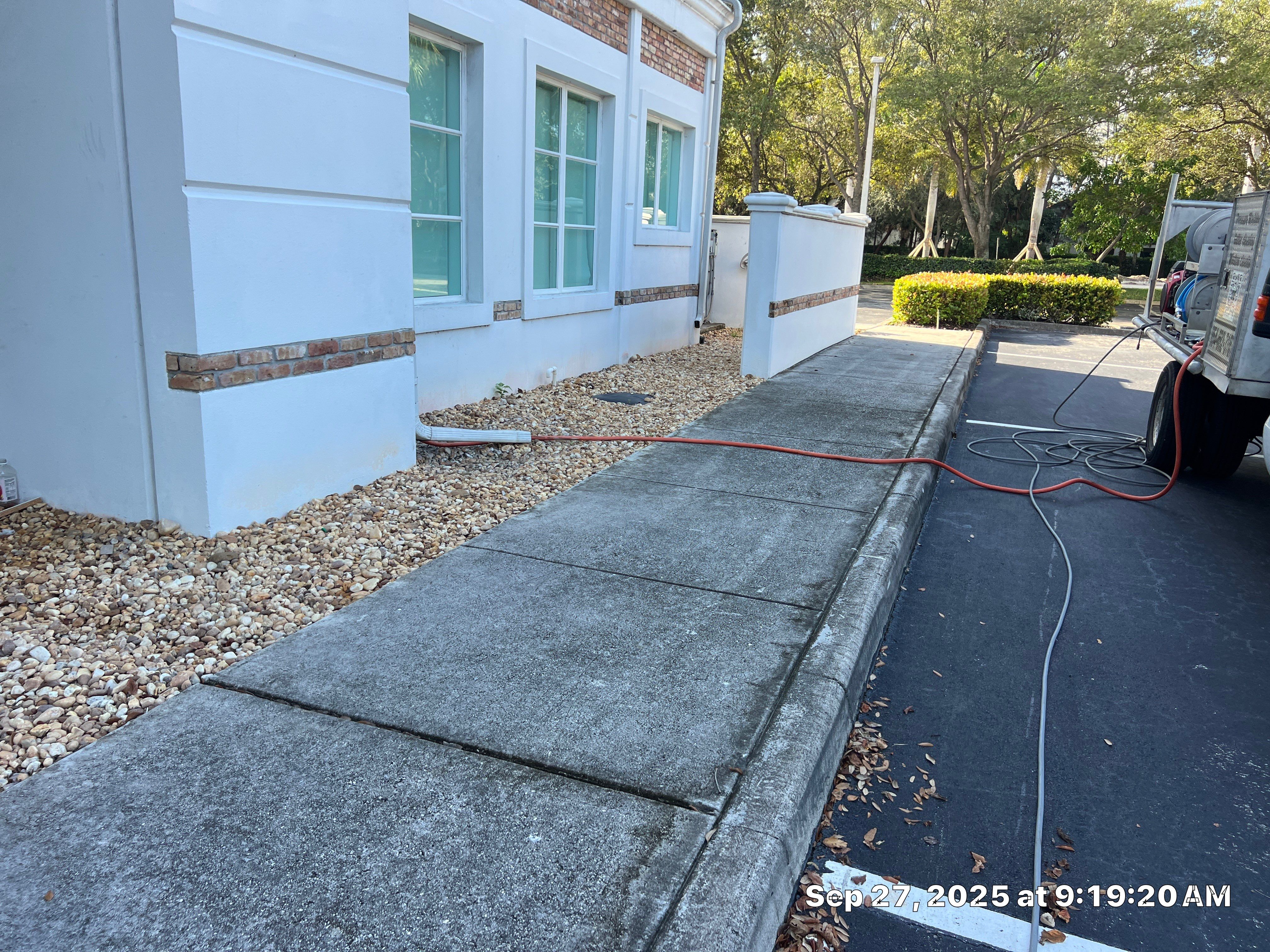 Pressure Washing Commercial Parkland by BKB Pressure Cleaning LLC