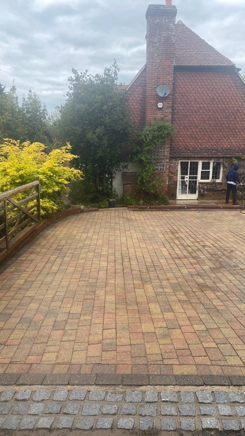 Exterior Clean - Drive - Patio - Paths using honda 21 ltr/min by Ges Exterior Cleaning ltd