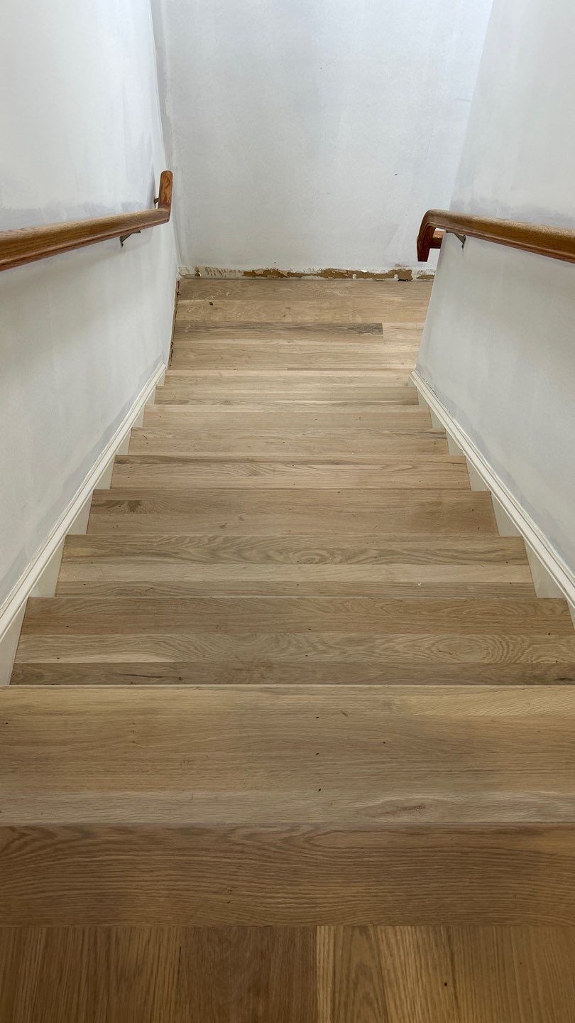 New hardwood floors for an office building by Footprints Floors of Nashville