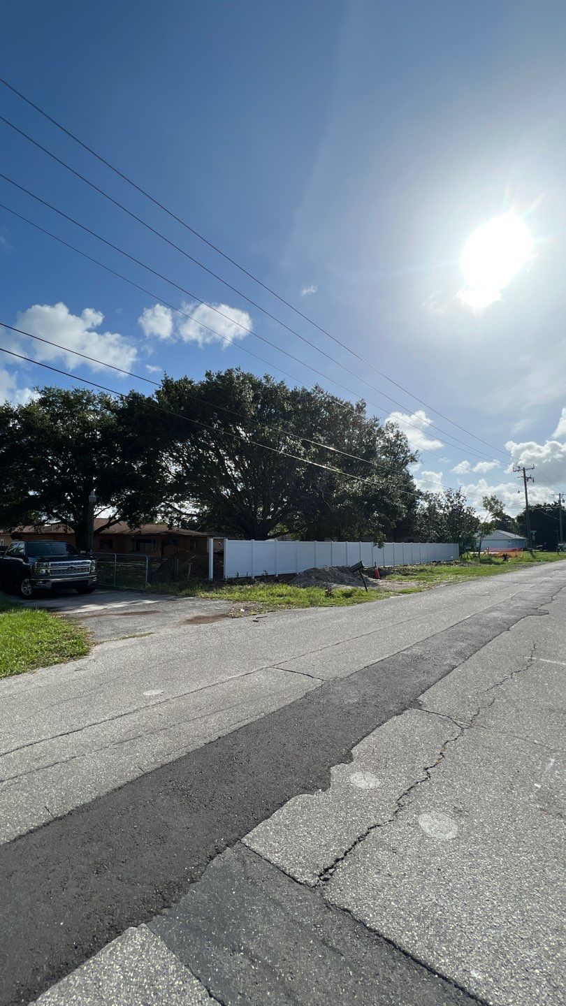 Bradenton, FL 6ft. Tall White Vinyl Privacy Fence  by Asap fence and gates, LLC