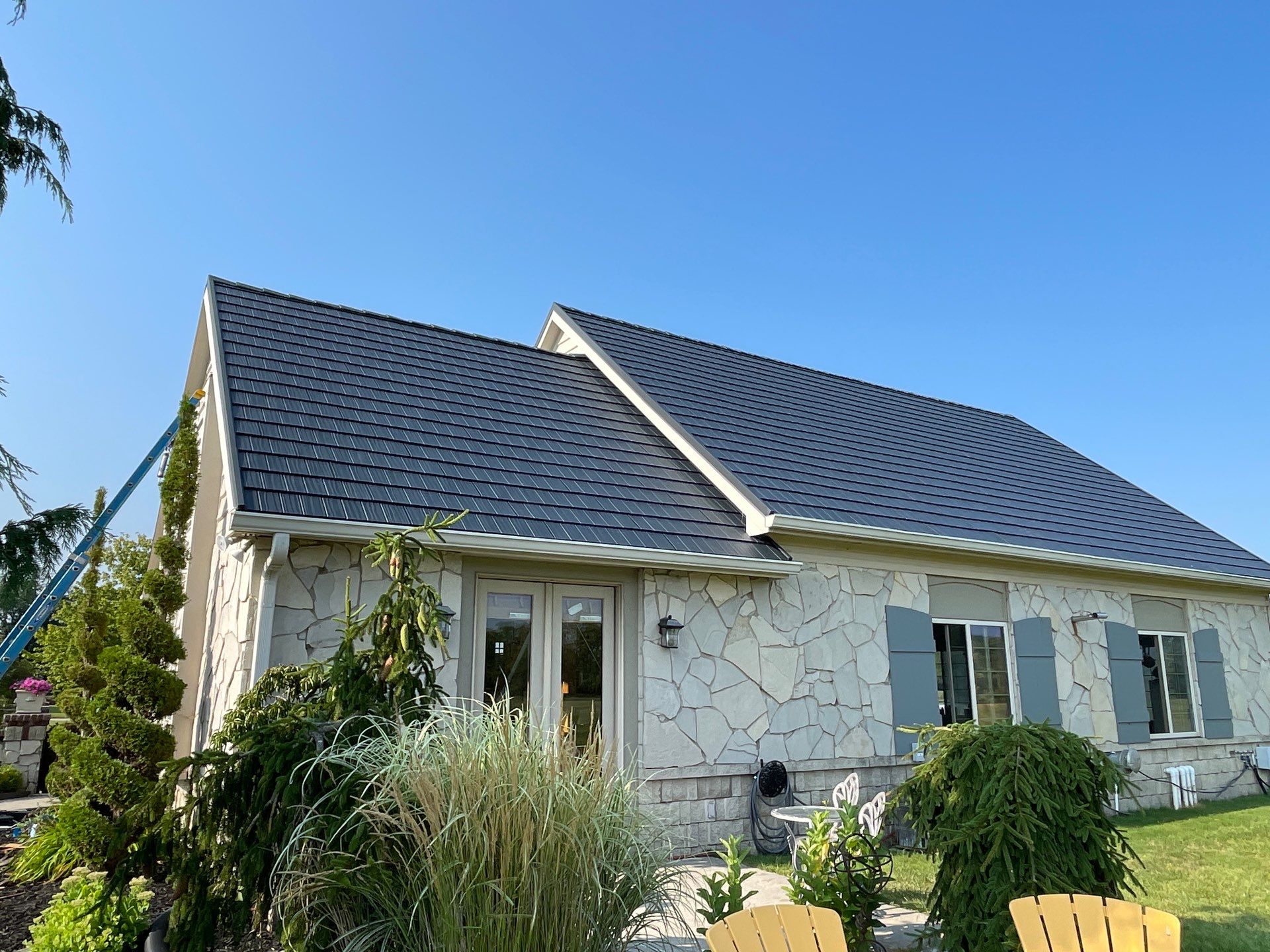 Burnished Slate Metal Shake Roof Installation – Bowling Green, OH by 4Ever Metal Roofing