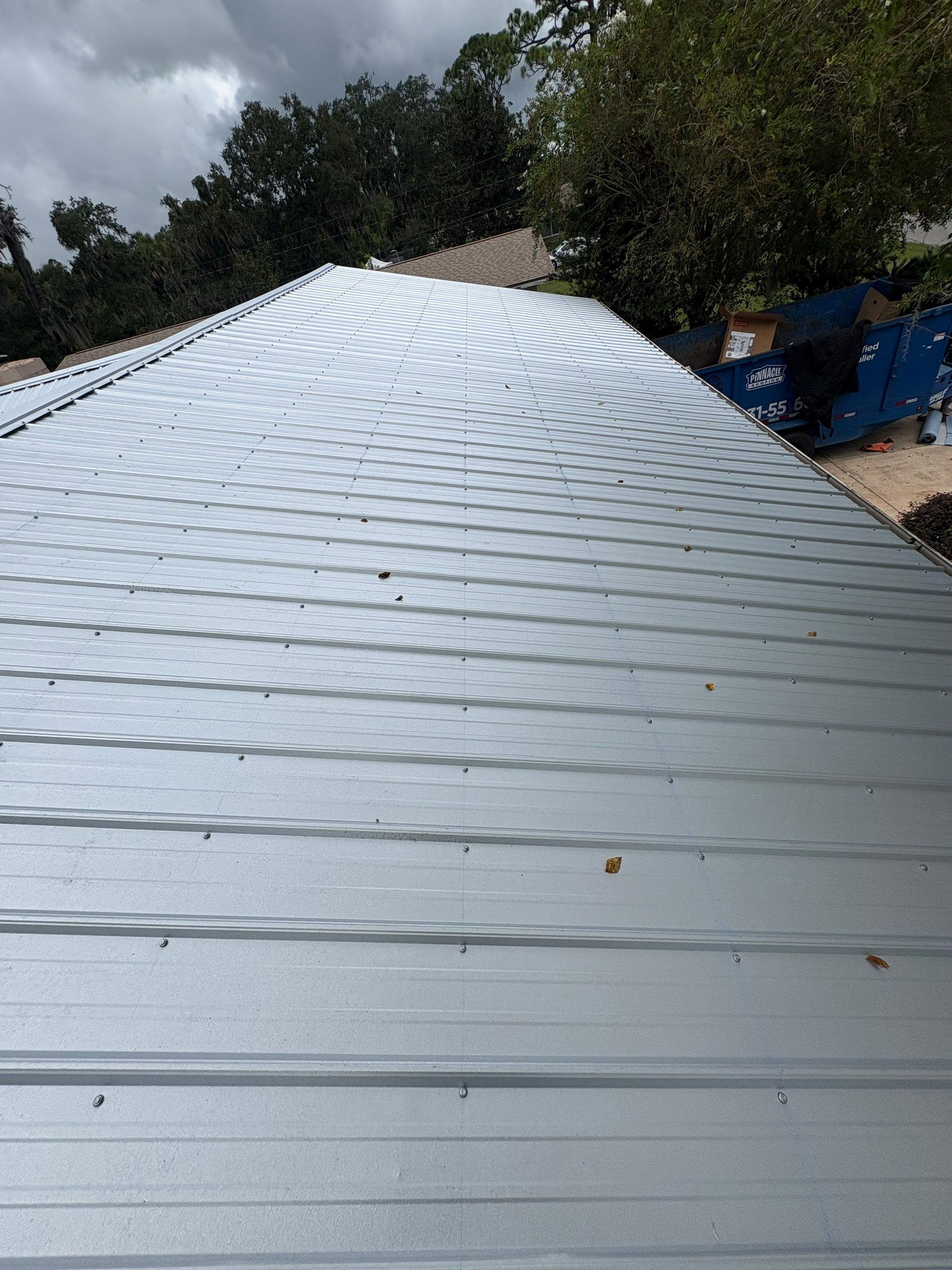 Residential Metal Roofing Installation with Ultra Rib Panels in New Smyrna Beach by Pinnacle Roofing Group