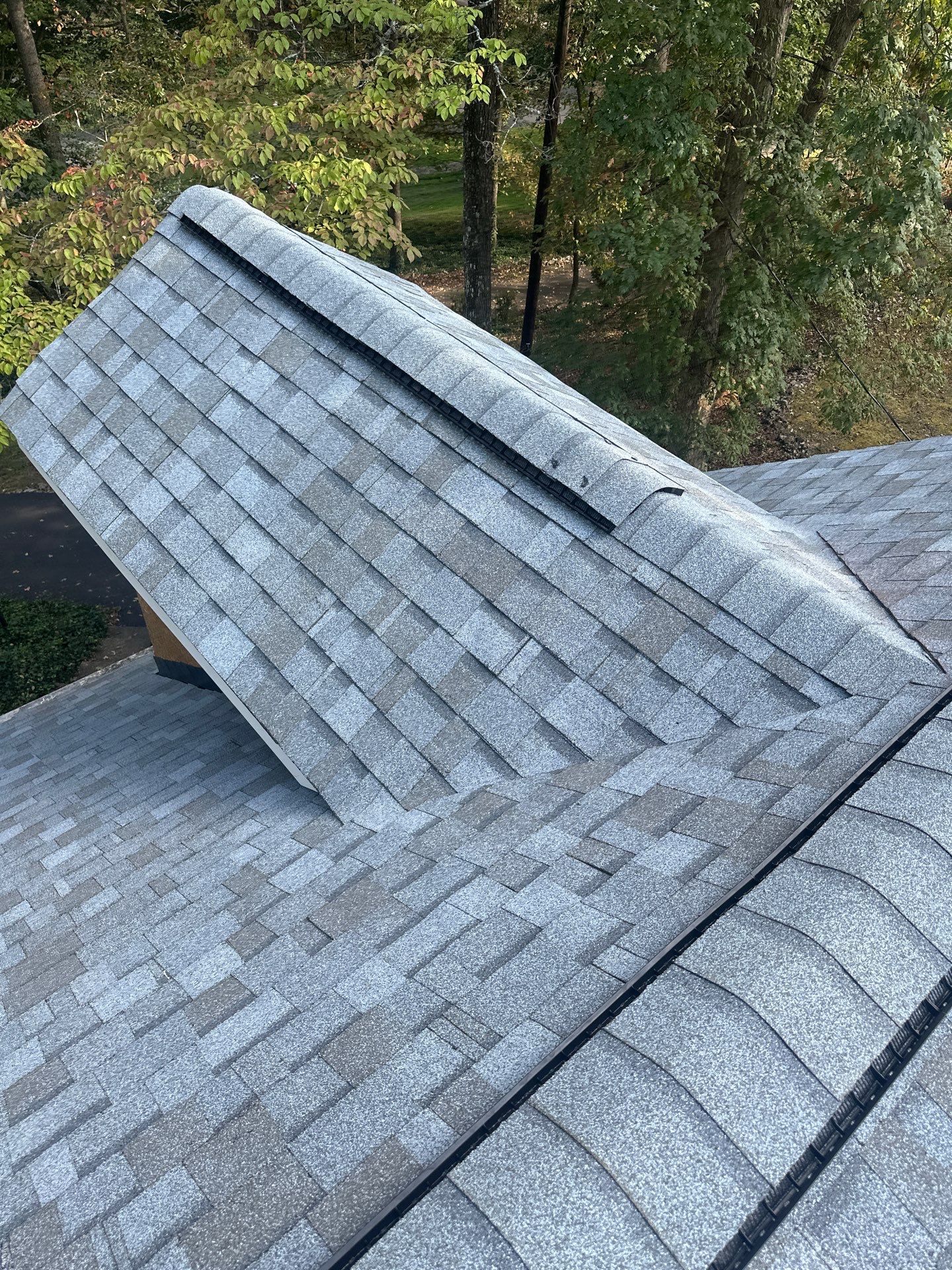 Architectural Shingle Roof Replacement as Part of an Addition by Cade Construction