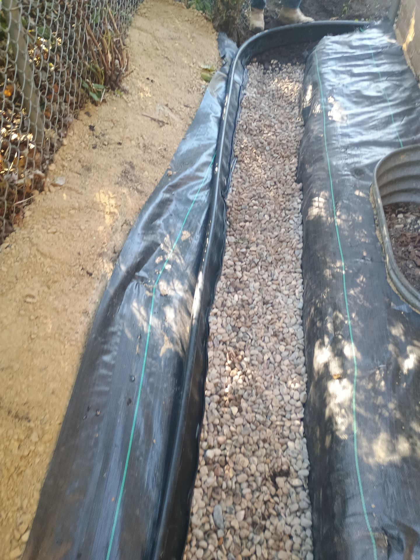 A French Drain for Jeniffer by Waterproofing Northeast
