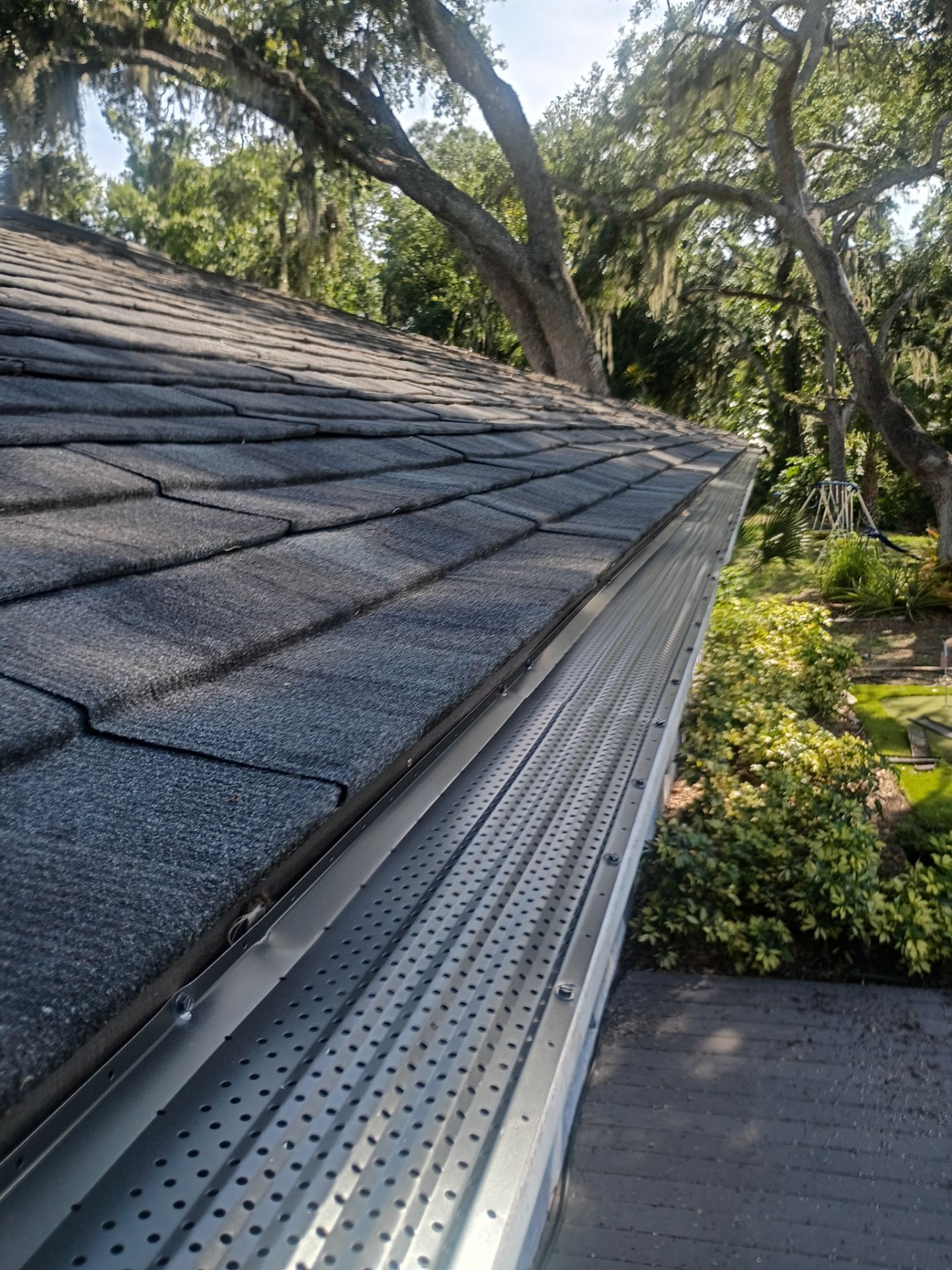 Gutter Guards Installation using Leaf Guard in Sarasota FL by Gutter Professors