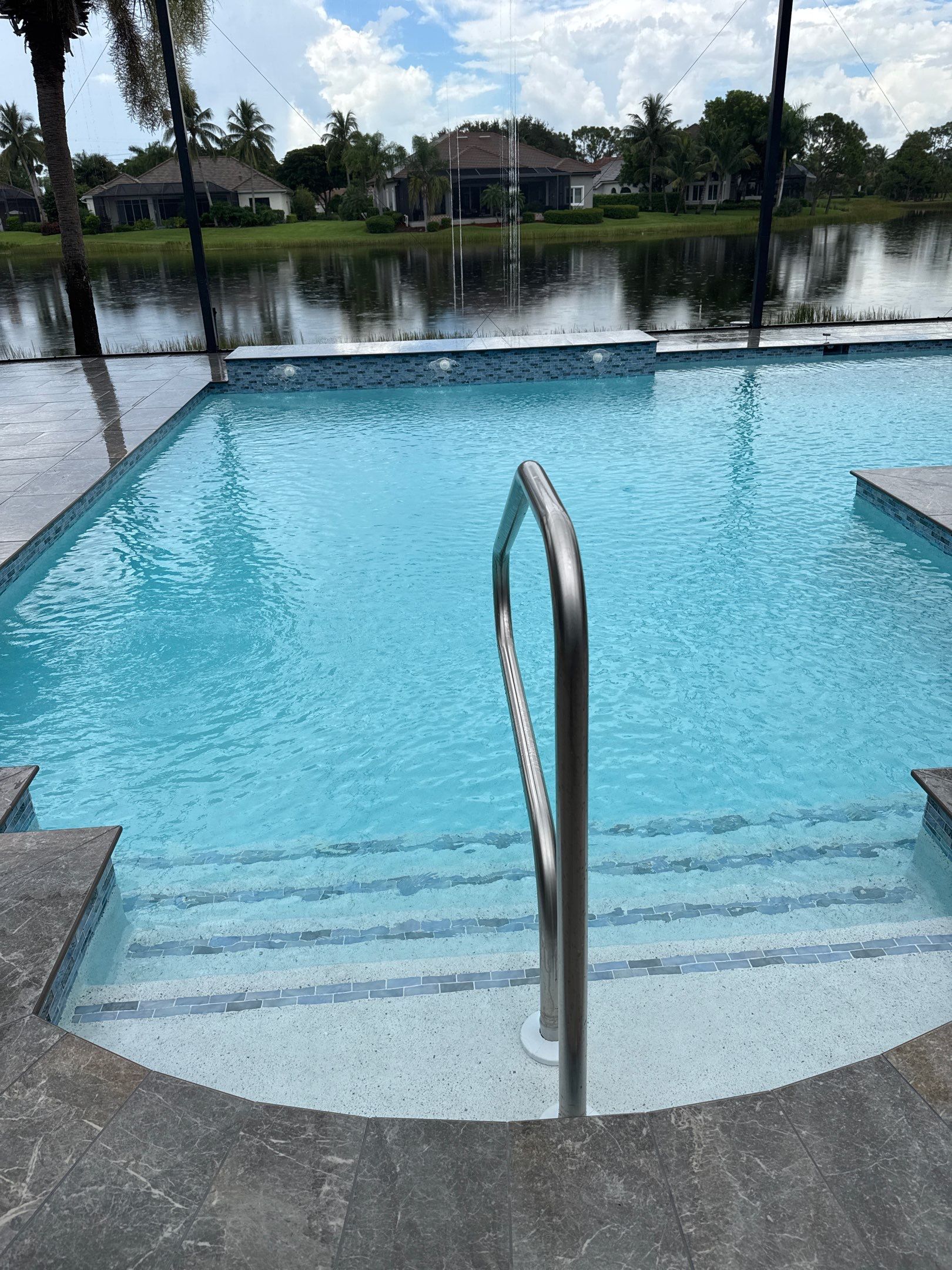 Pool Renovation/Porcelain pavers/Wild Cat Run by Old Town Pavers Llc