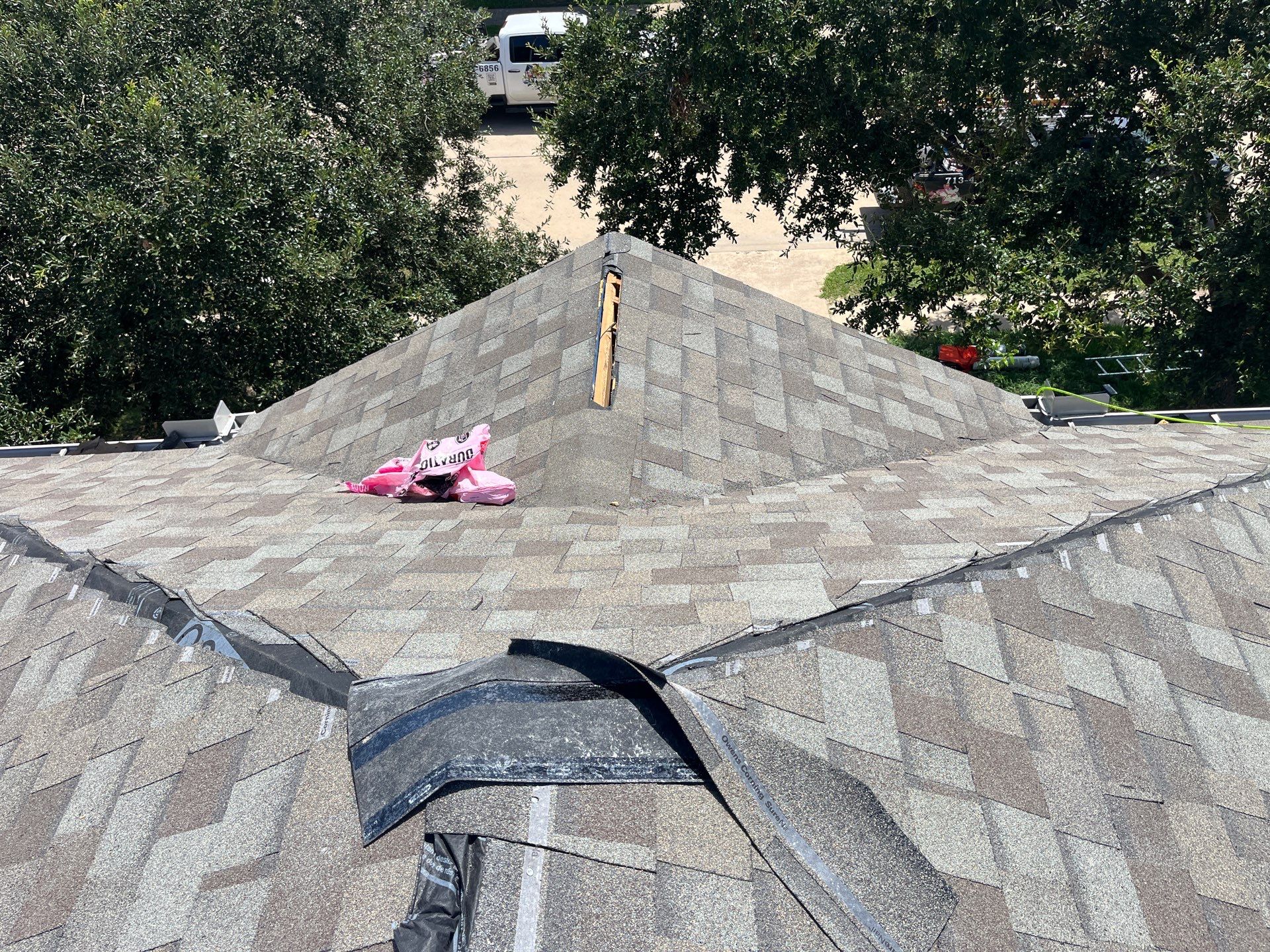 Residential Roofing Installation using Owen's Corning Duration (Lifetime) Shingles by Roof Repair Company