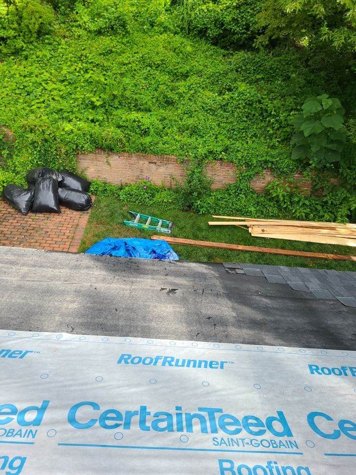 Springfield Tree Damage Restoration: CertainTeed Landmark Designer Shingles in Charcoal Black by RM Banning, Inc.