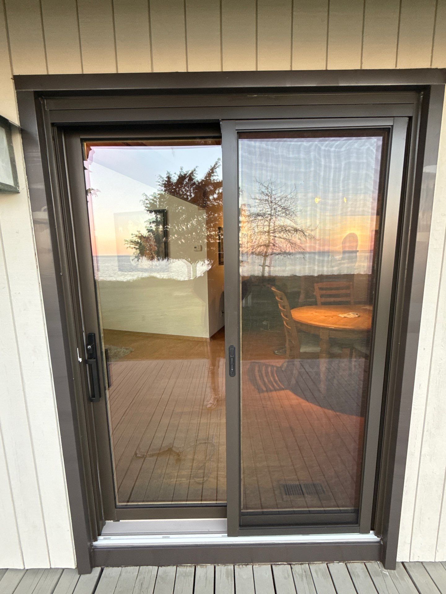 Sliding glass door replacement by Window Depot of Annapolis
