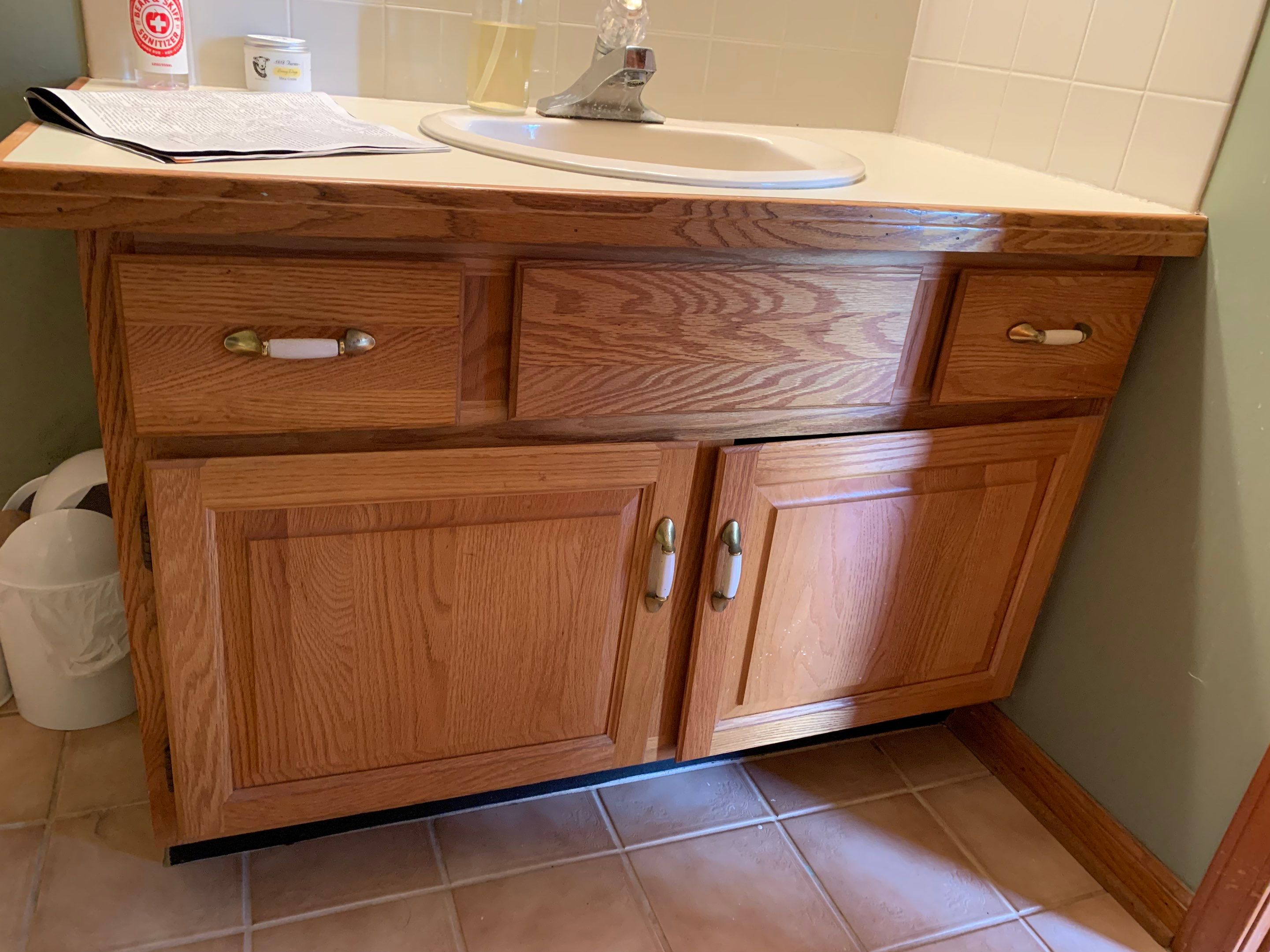 Painting Stained Wood Trim and Staircase. Walls too! by Empire Painting Services, LLC